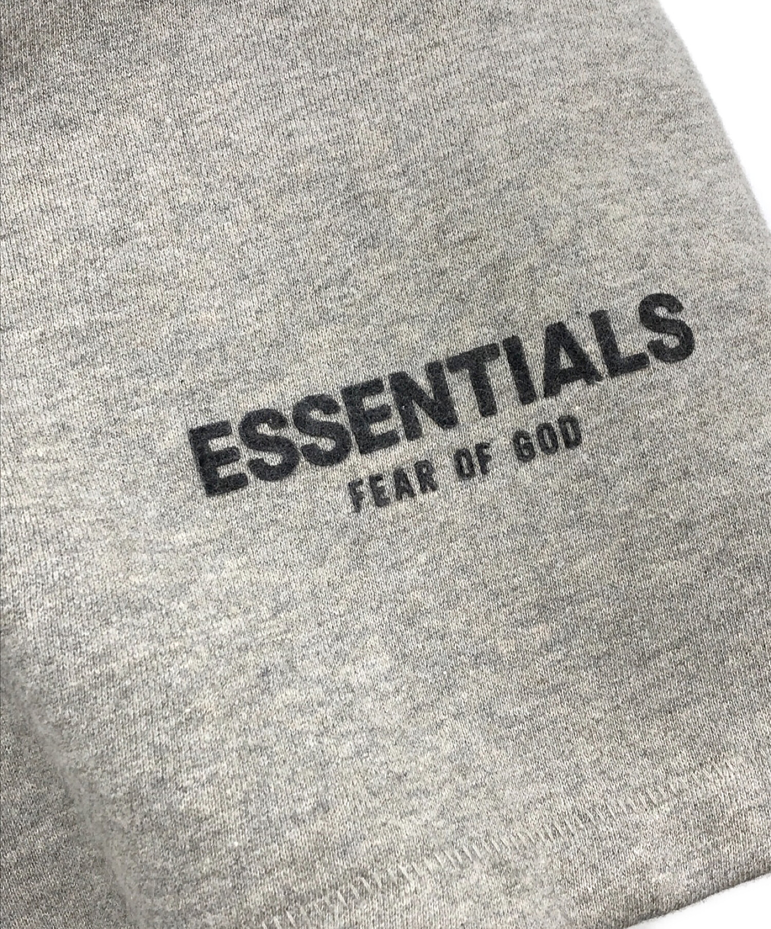 FOG ESSENTIALS (フィアオブゴッド エッセンシャル) ロゴスウェットハーフパンツ グレー サイズ:S