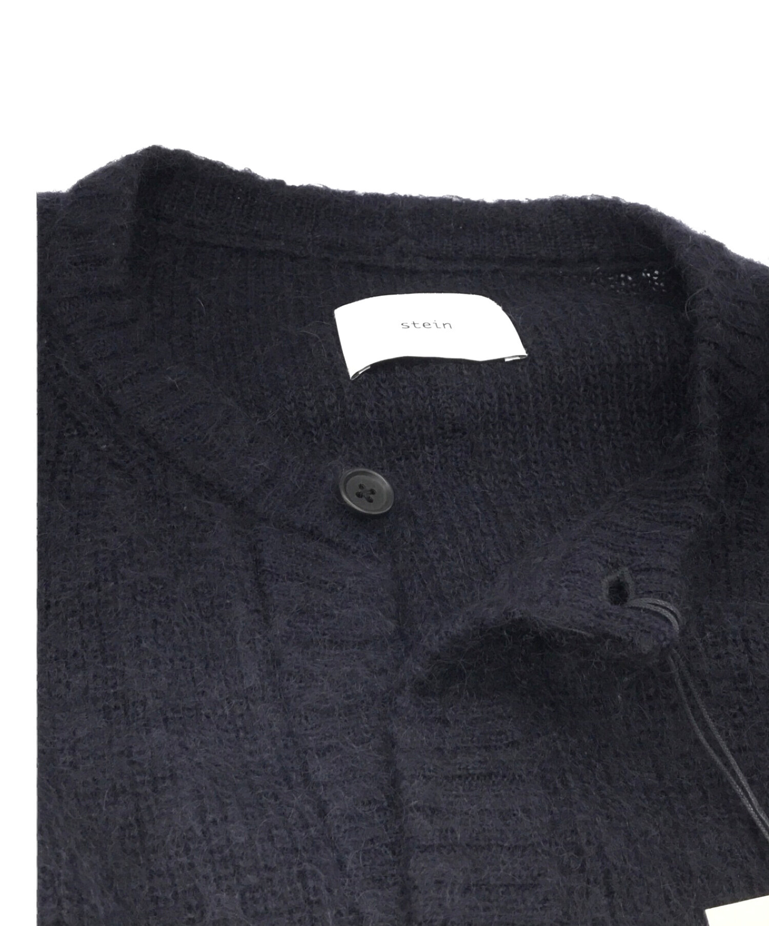 中古・古着通販】stein (シュタイン) KID MOHAIR CARDIGAN ネイビー サイズ:S｜ブランド・古着通販  トレファク公式【TREFAC FASHION】スマホサイト