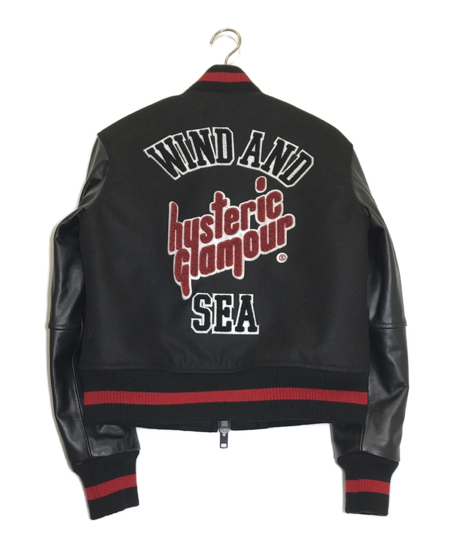 Hysteric Glamour×WIND AND SEA (ヒステリックグラマー×ウィンダンシー) ジャケット ブラック サイズ:ＸＳ