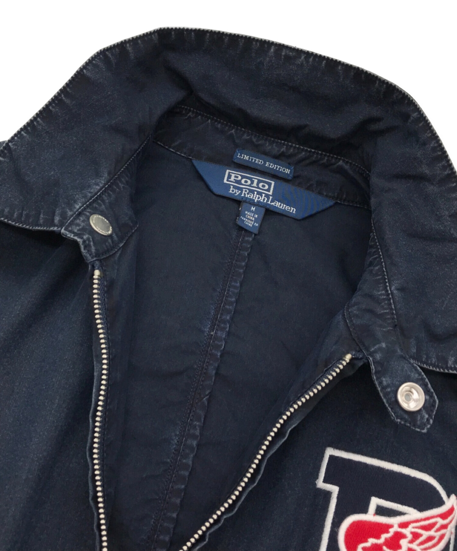 POLO RALPH LAUREN (ポロ・ラルフローレン) Indigo Stadium Denim Jacket Ridge Wash インディゴ  サイズ:M