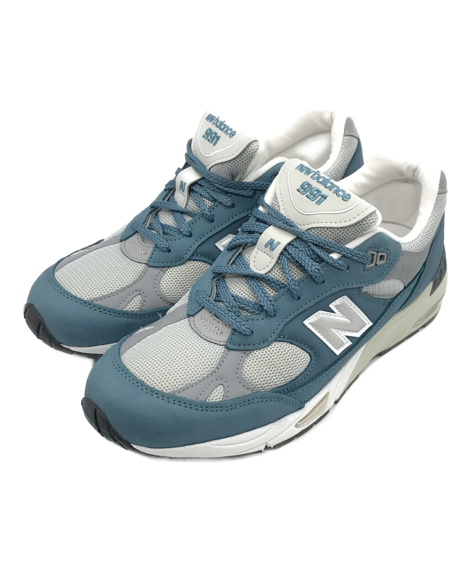 NEW BALANCE (ニューバランス) M991BSG ブルー サイズ:UK8