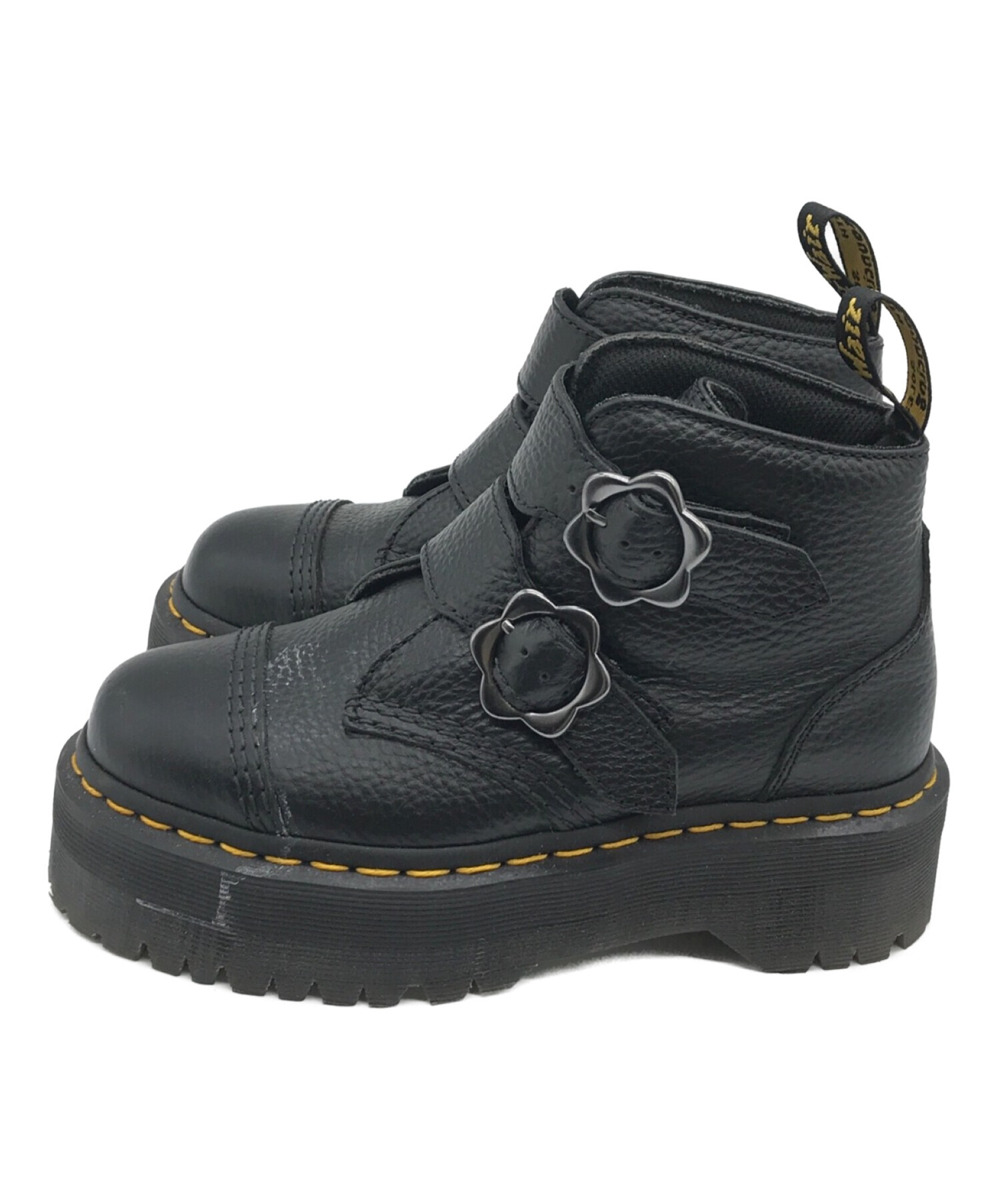 Dr.Martens (ドクターマーチン) DEVON FLWR ブラック サイズ:UK:3