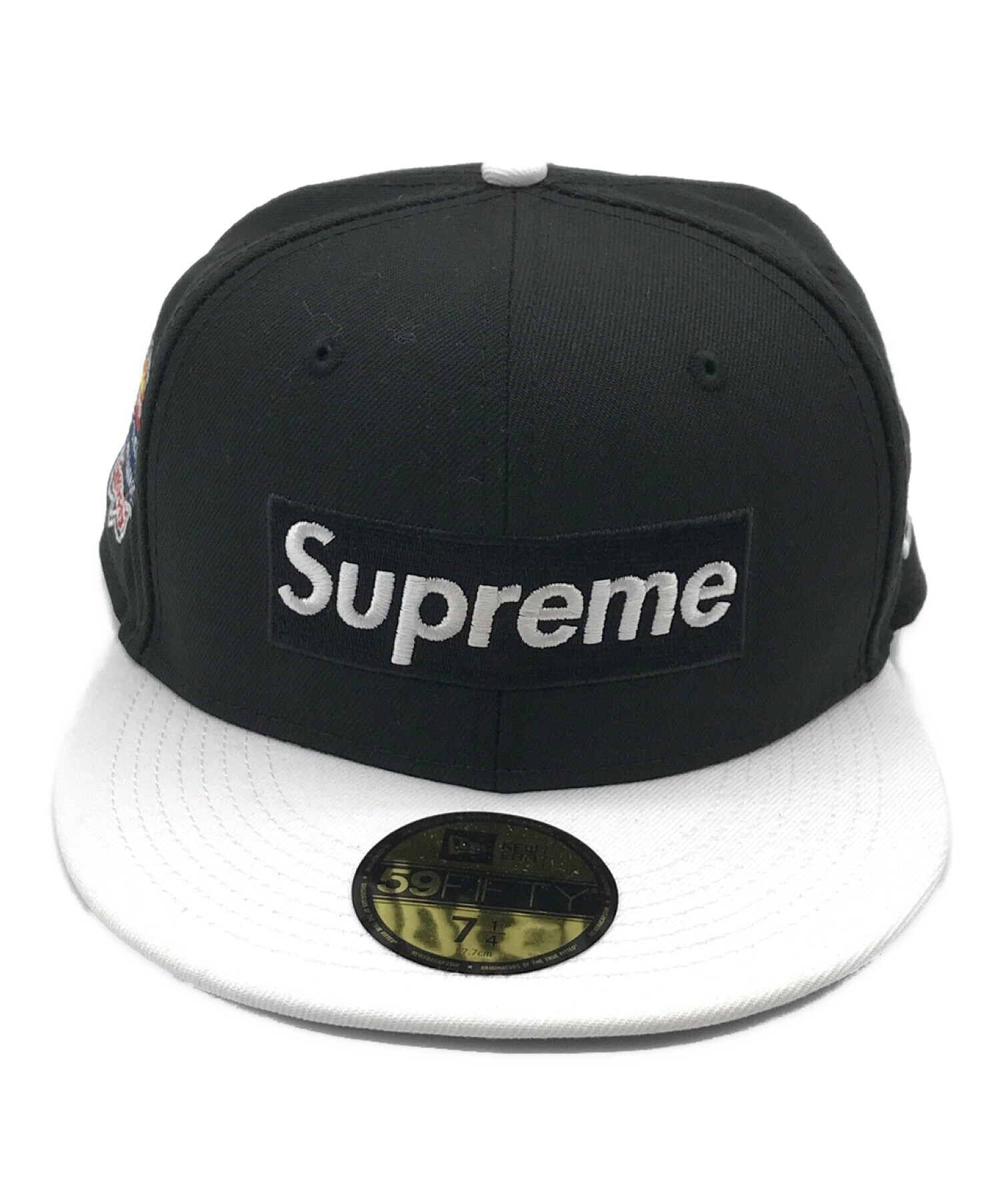 Supreme (シュプリーム) 2-TONE BOX LOGO NEW ERA ブラック サイズ:7 1/4