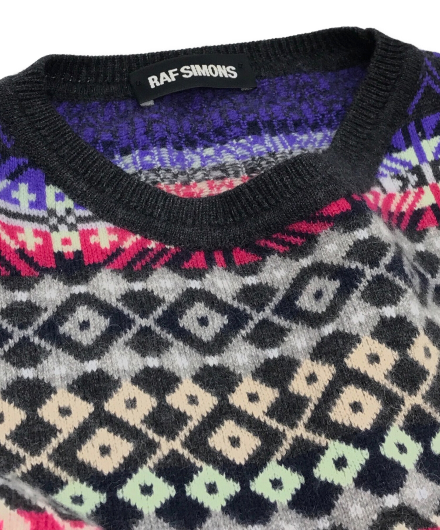 中古・古着通販】RAF SIMONS (ラフシモンズ) ノルディックセーター