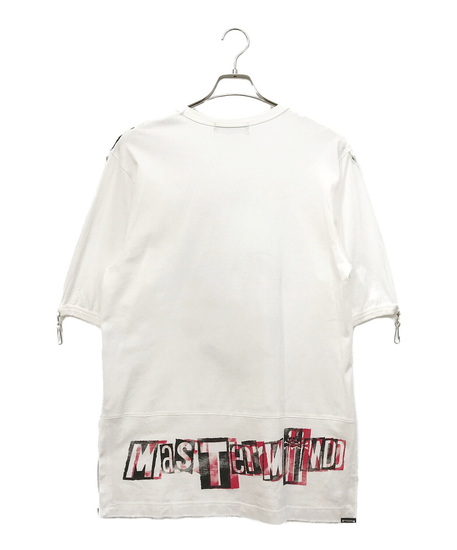 Mastermind JAPAN (マスターマインド ジャパン) スカルプリントtシャツ ホワイト サイズ:M