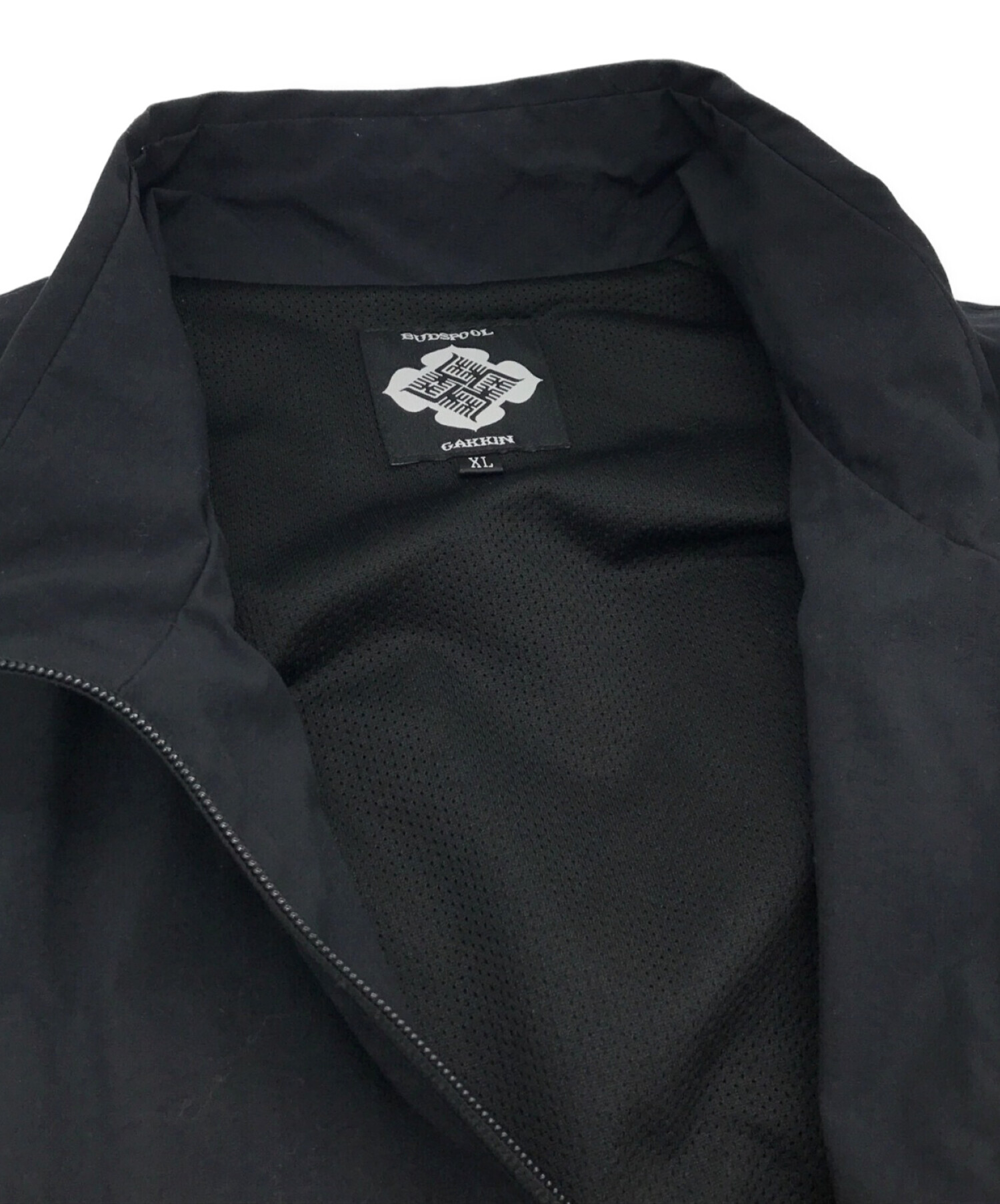 budspool×gakkin (バッズプール×ガッキン) ナイロンジャケット ブラック サイズ:XL