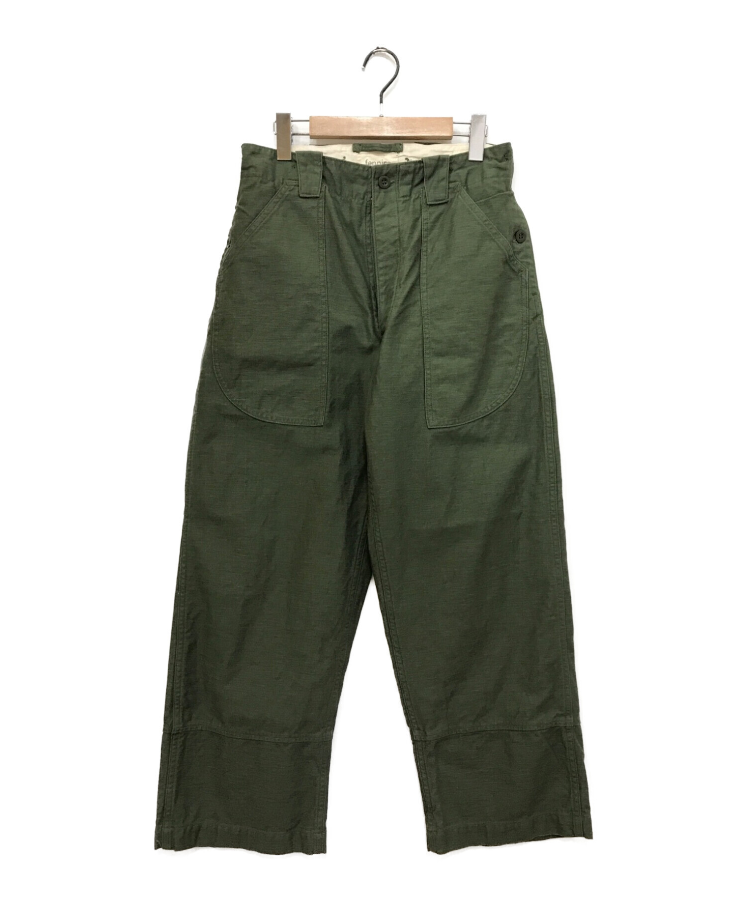 orSlow × fennica (オアスロウ×フェニカ) Swiss Army over Pants カーキ サイズ:1 未使用品