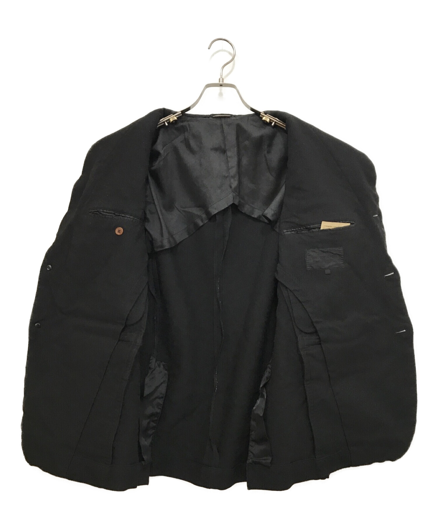 COMME des GARCONS HOMME DEUX◇テーラードジャケット/S/-/BLK