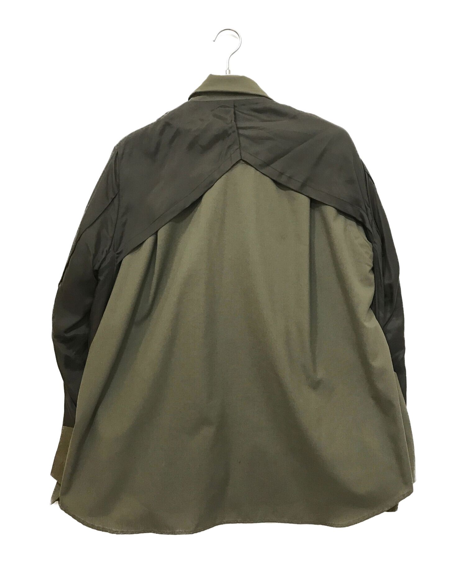 中古・古着通販】sacai (サカイ) Suiting Jacket グリーン サイズ:2