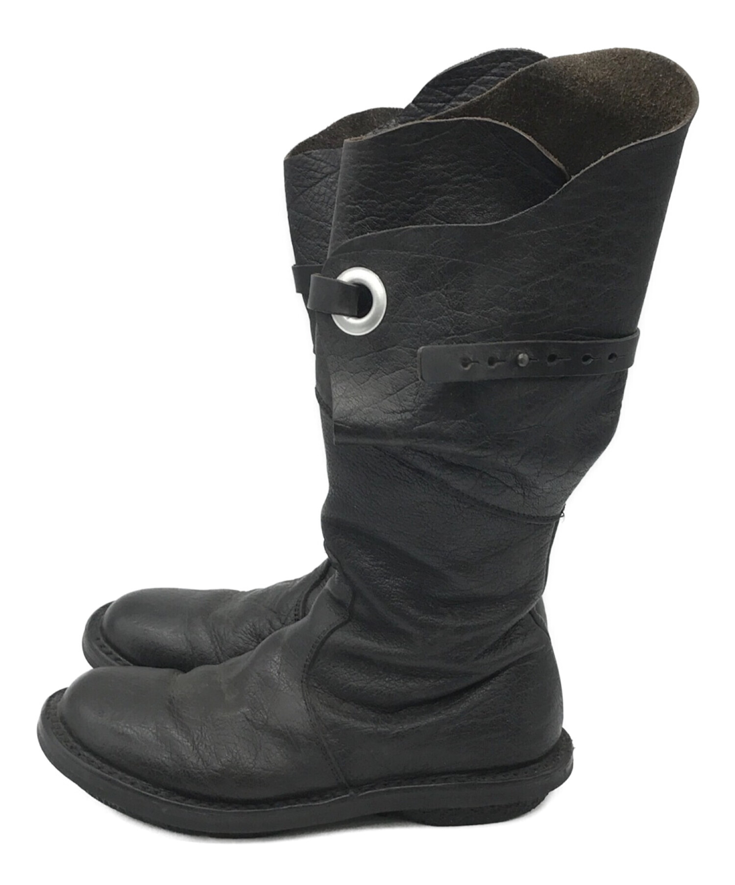 株価上昇trippen(トリッペン)　ブーツ　黒　ブラック　Size : 38 靴