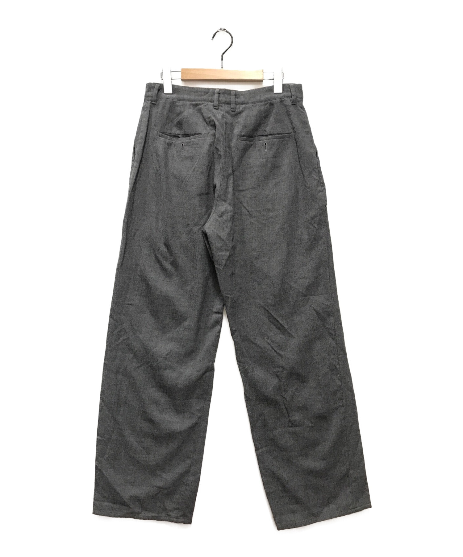 中古・古着通販】MATSUFUJI (マツフジ) Wool Front Pocket Trousers