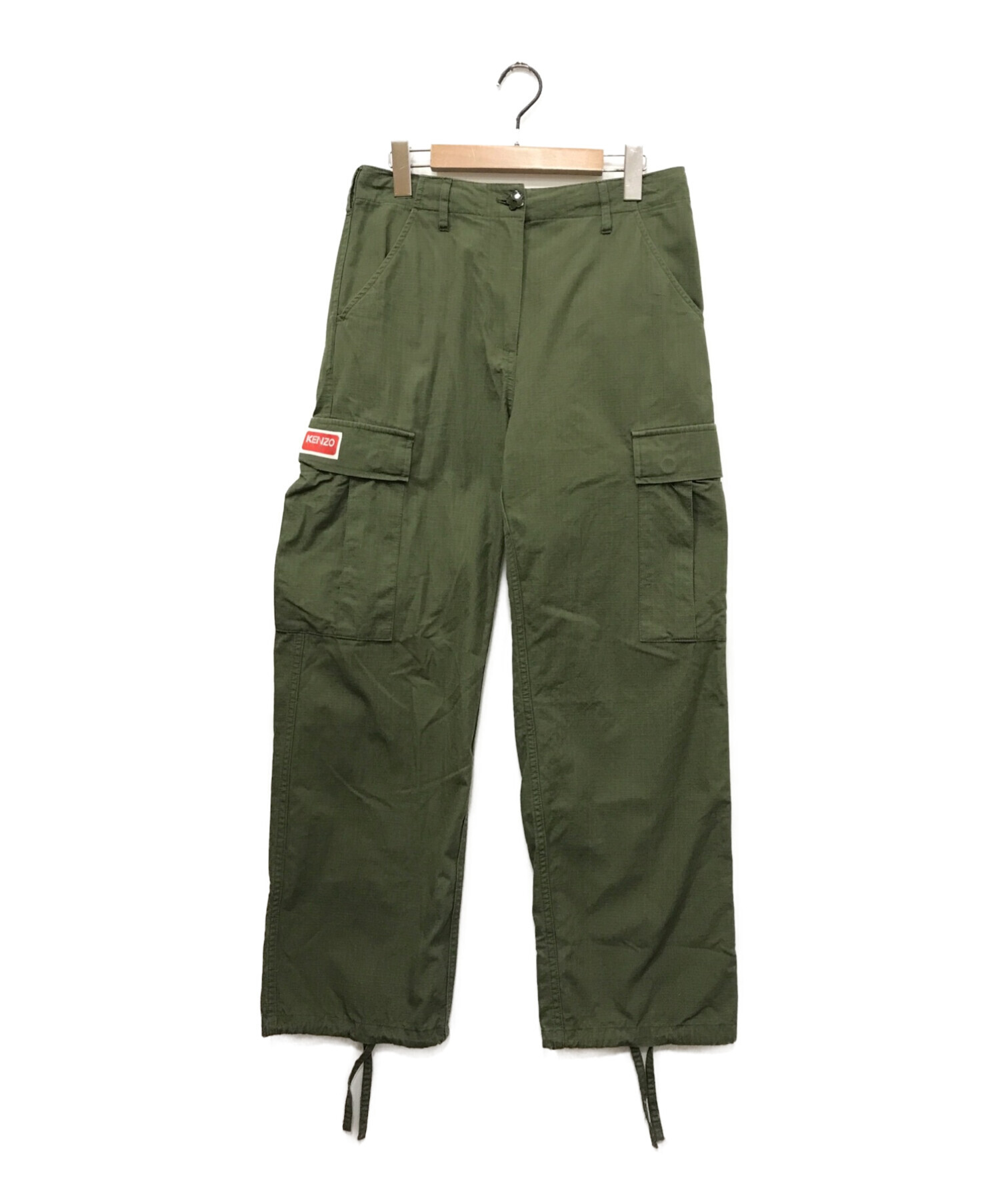 KENZO (ケンゾー) NIGO (ニゴ) DRAWSTRING Cargo Pants グリーン サイズ:38