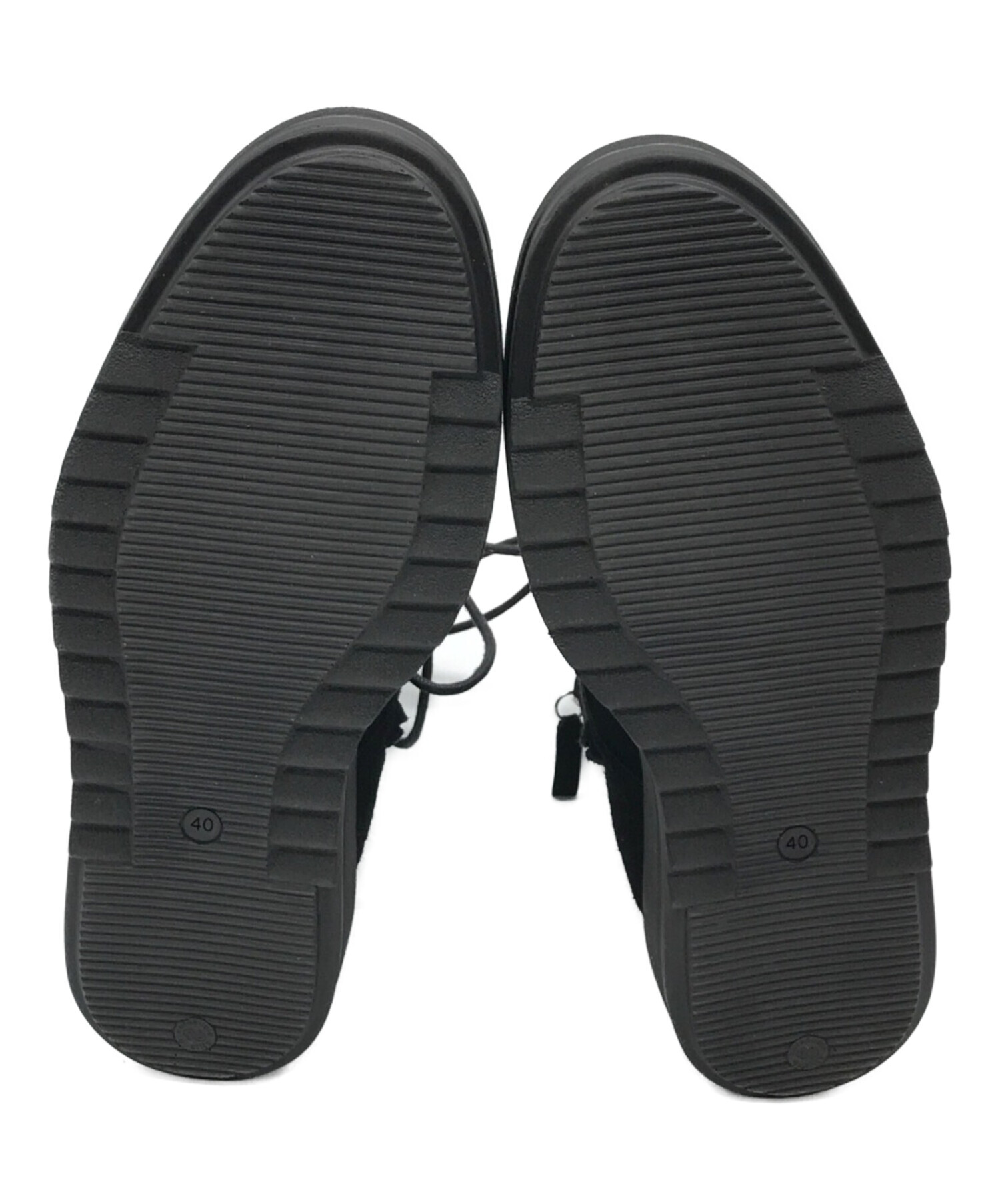 GIUSEPPE ZANOTTI (ジュゼッペザノッティ) スウェードブーツ ブラック サイズ:40