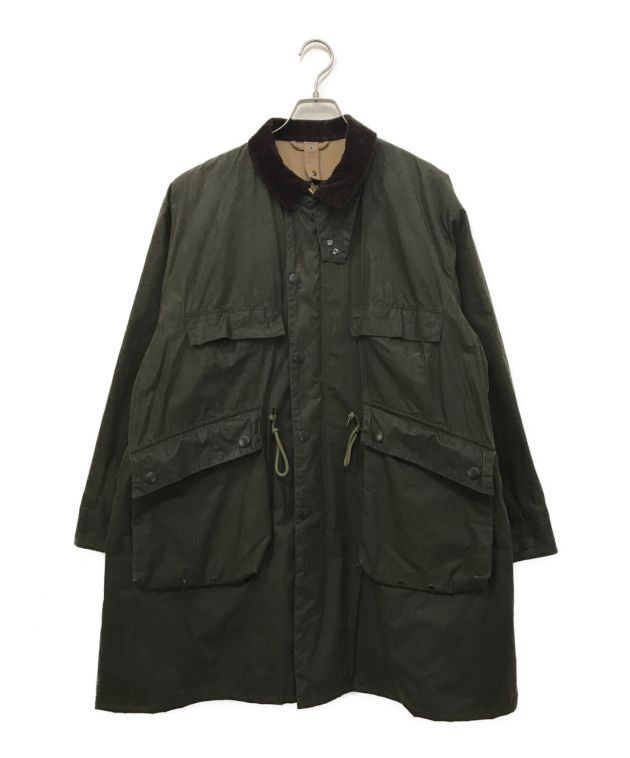 中古・古着通販】Barbour (バブアー) KAPTAIN SUNSHINE (キャプテンサンシャイン) Stand Collar Traveller  Coat オリーブ サイズ:36｜ブランド・古着通販 トレファク公式【TREFAC FASHION】スマホサイト