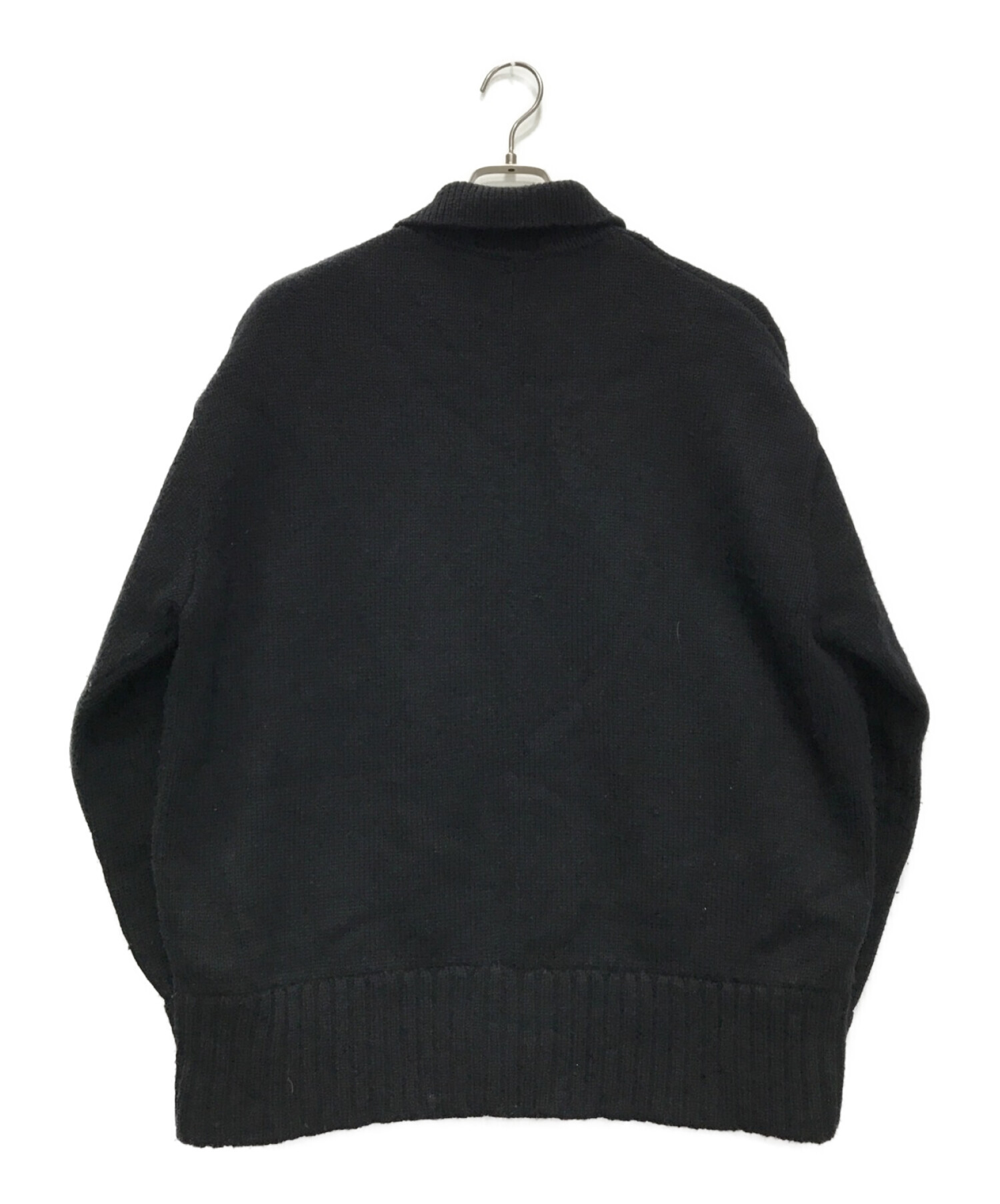 SHINYA KOZUKA (シンヤコズカ) TRANSFER KNIT jacket ブラック サイズ:S/M