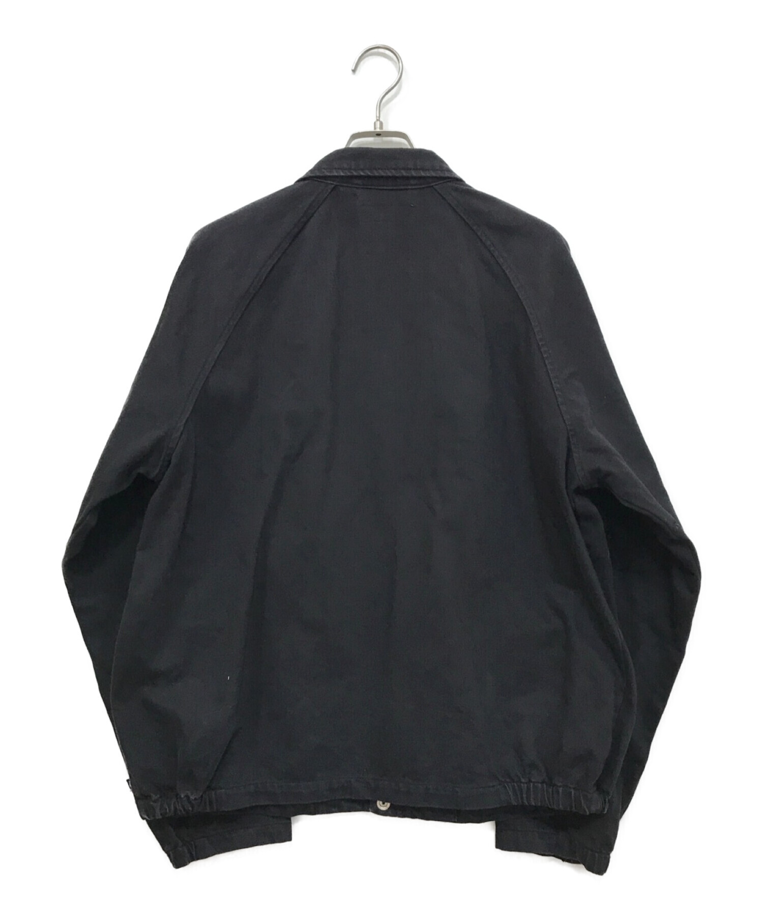 Supreme (シュプリーム) Snap Front Twill Jacket ブラック サイズ:M