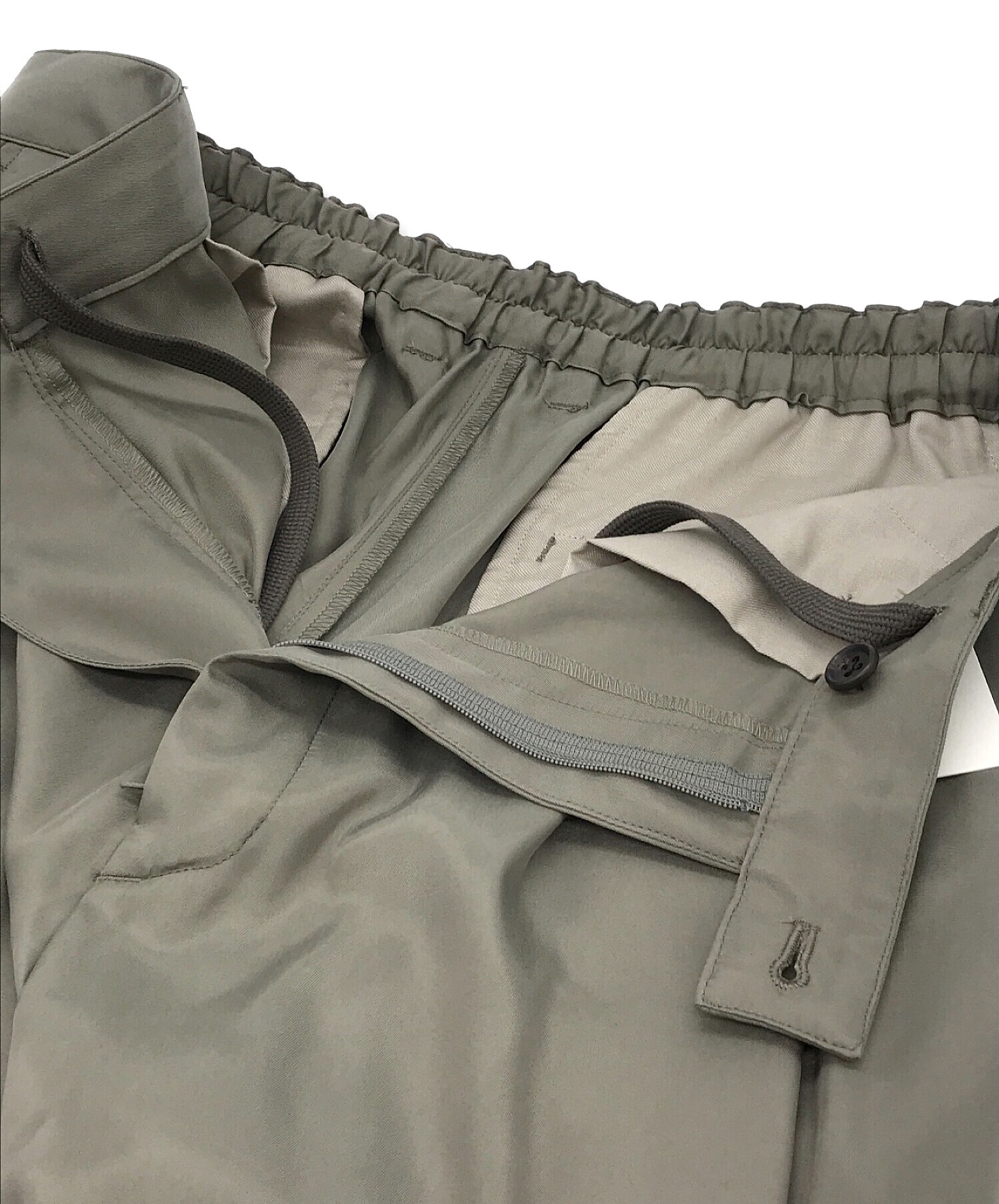 stein (シュタイン) CUPRO WIDE EASY TROUSERS ベージュ サイズ:S 未使用品