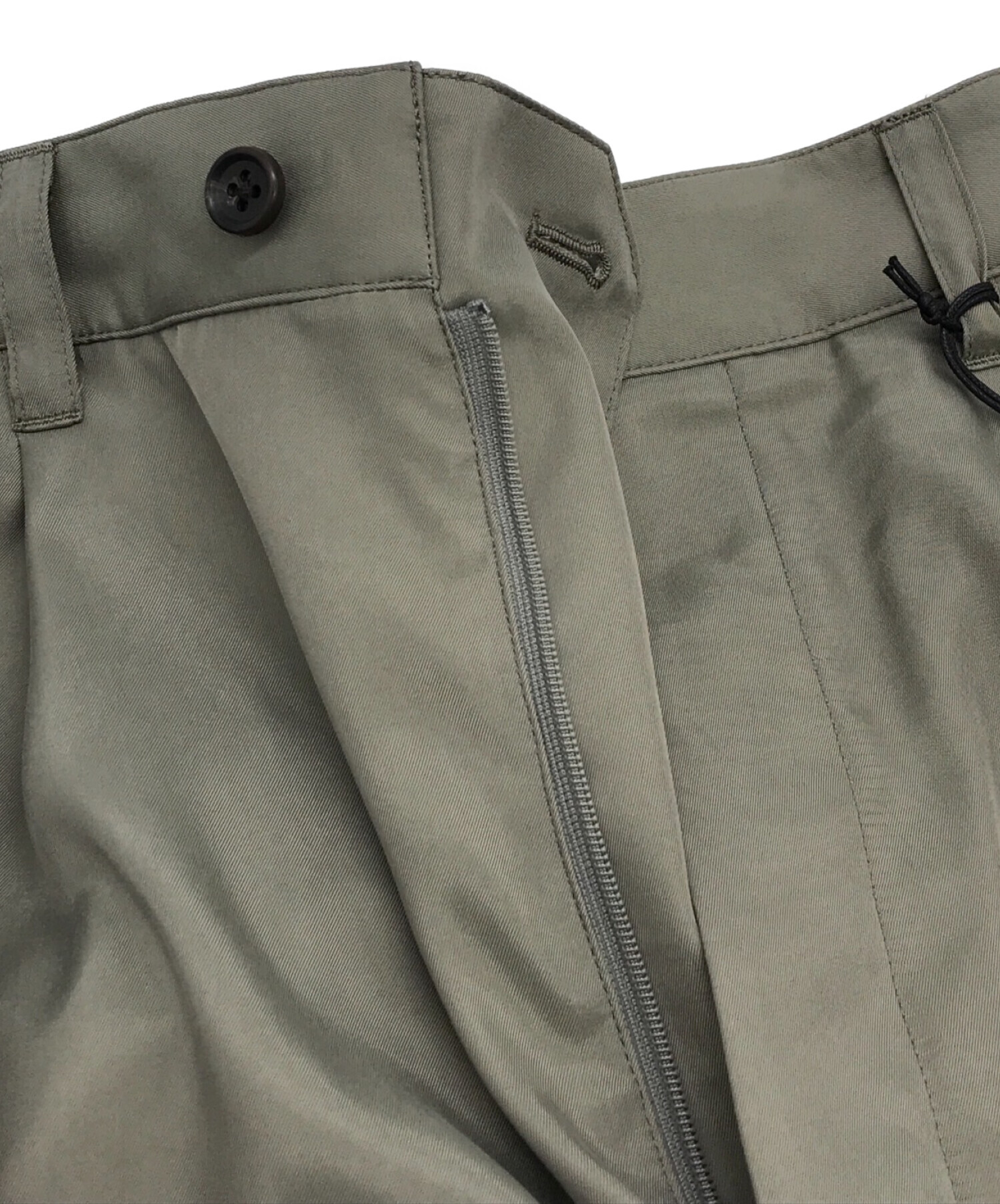 stein (シュタイン) CUPRO WIDE EASY TROUSERS ベージュ サイズ:S 未使用品