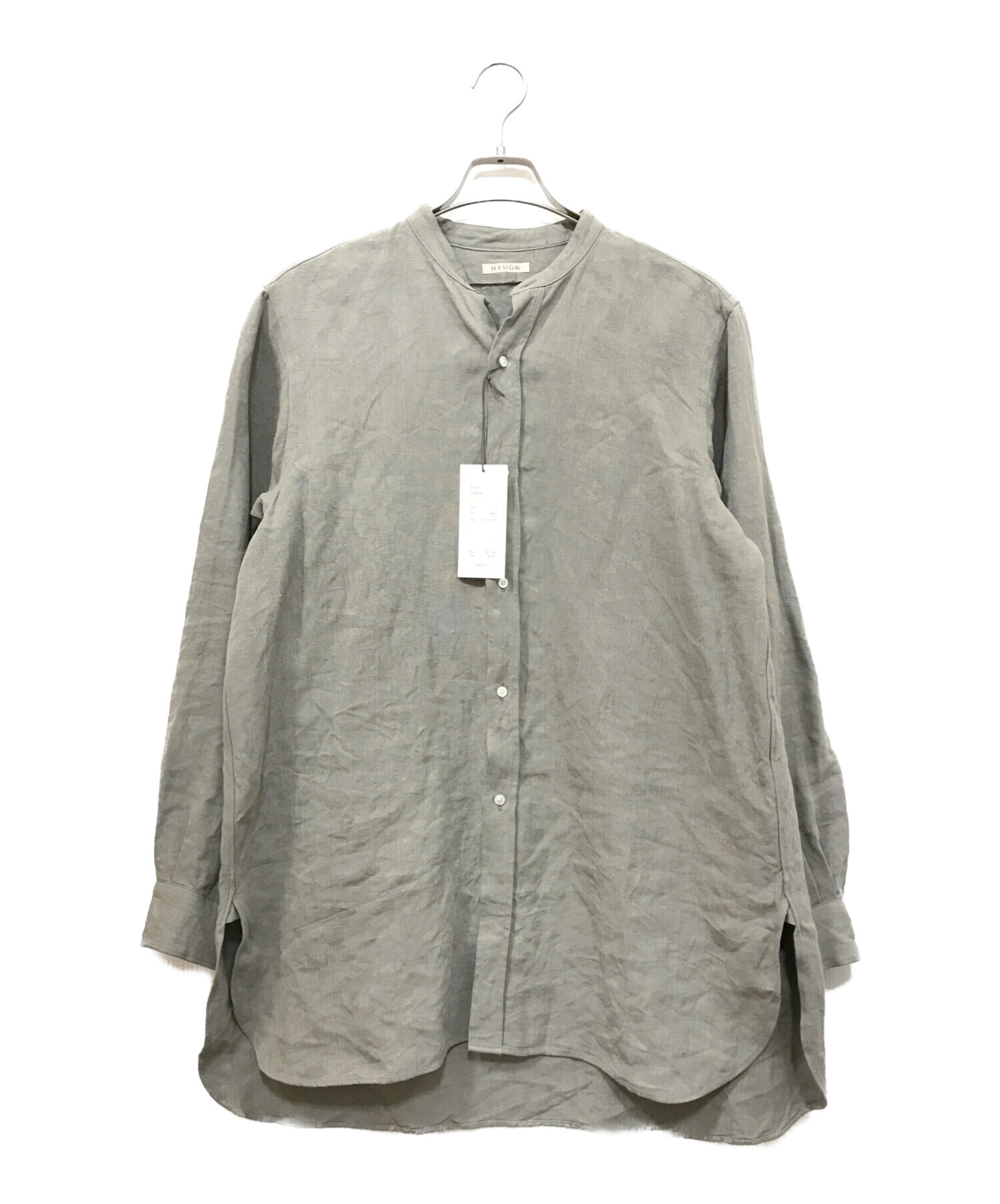 HEUGN ユーゲン　スタンドカラーシャツ SHIRT012 size3