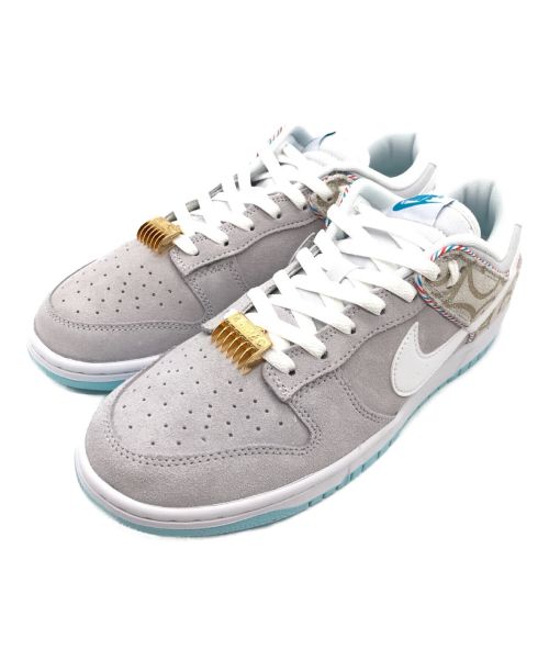 中古・古着通販】NIKE (ナイキ) DUNK LOW Barber Shop Grey グレー