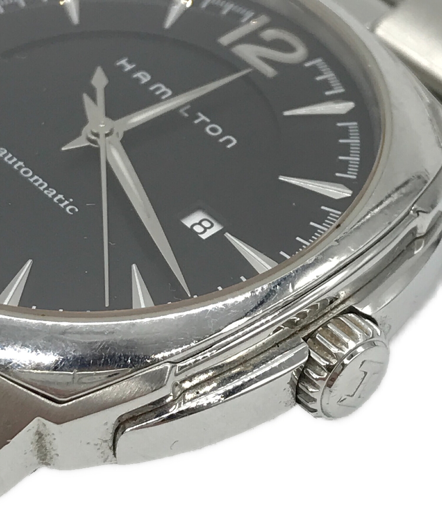 HAMILTON ハミルトン 腕時計 ジャズマスター ブラック デイトそら美品