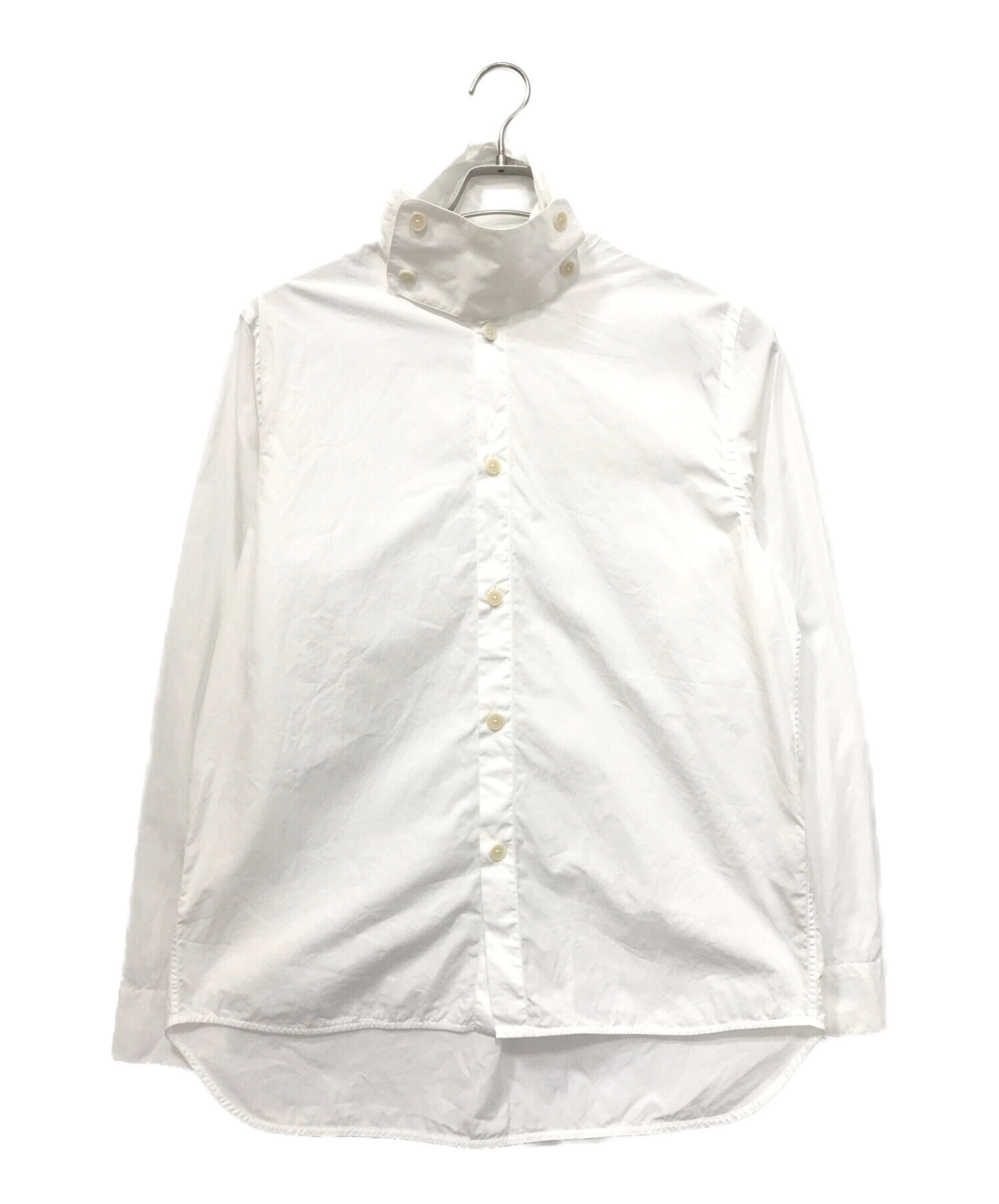 JIL SANDER (ジルサンダー) ハイネックシャツ ホワイト サイズ:M