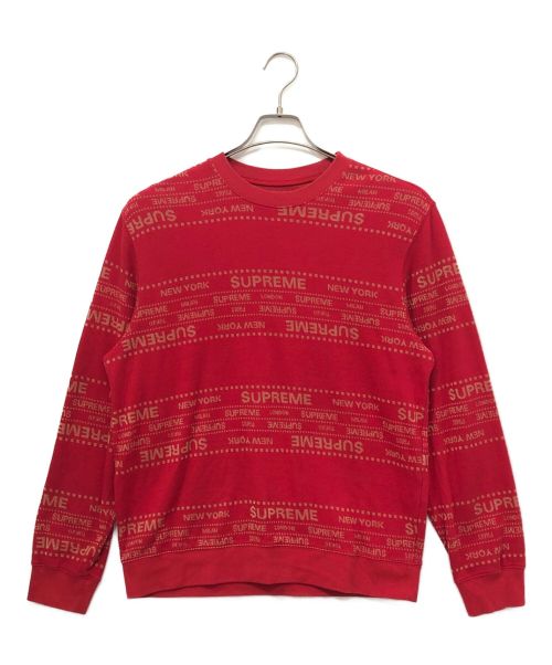 中古・古着通販】SUPREME (シュプリーム) Metallic Jacquard Crewneck