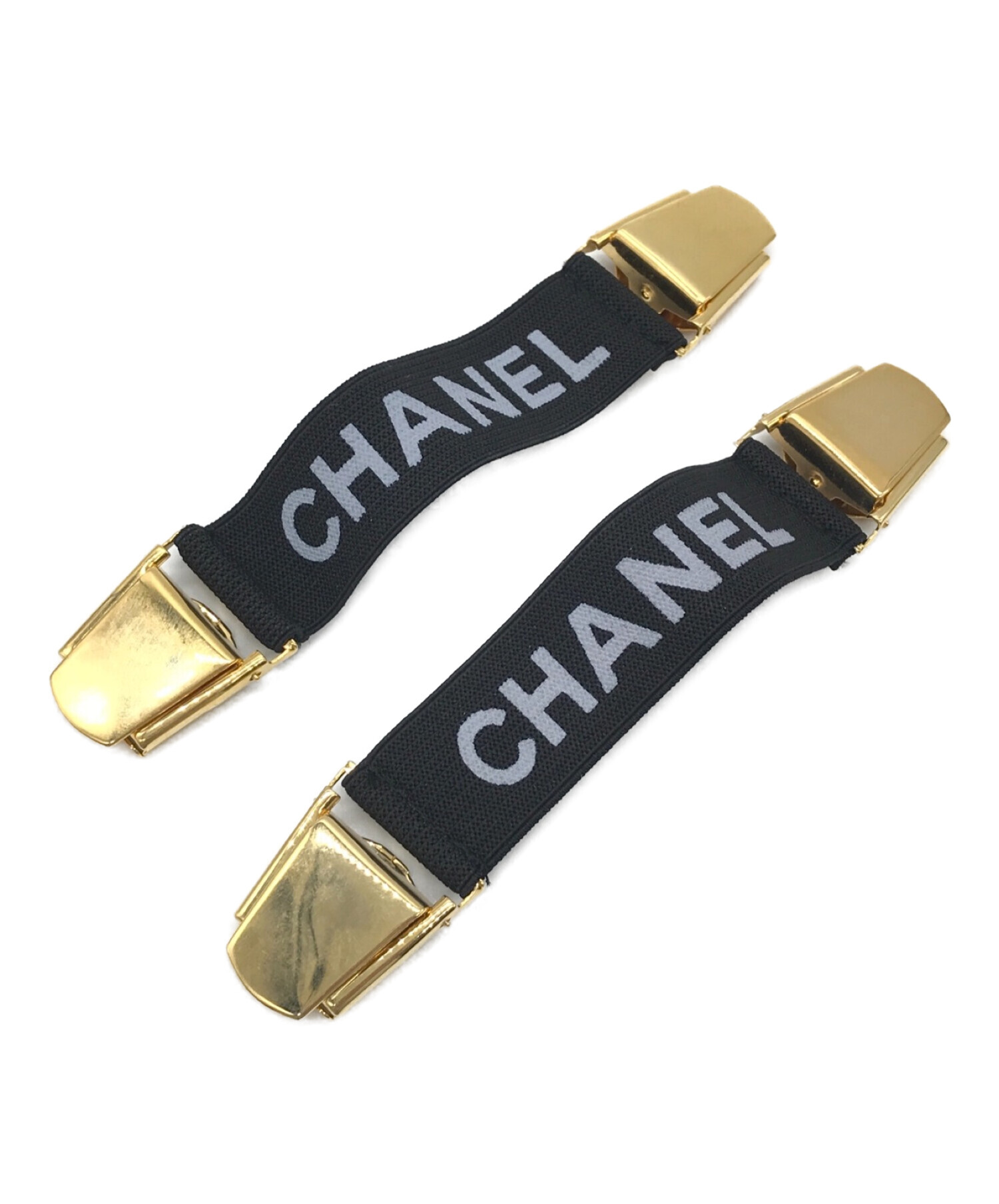 中古・古着通販】CHANEL (シャネル) アームクリップ ブラック サイズ