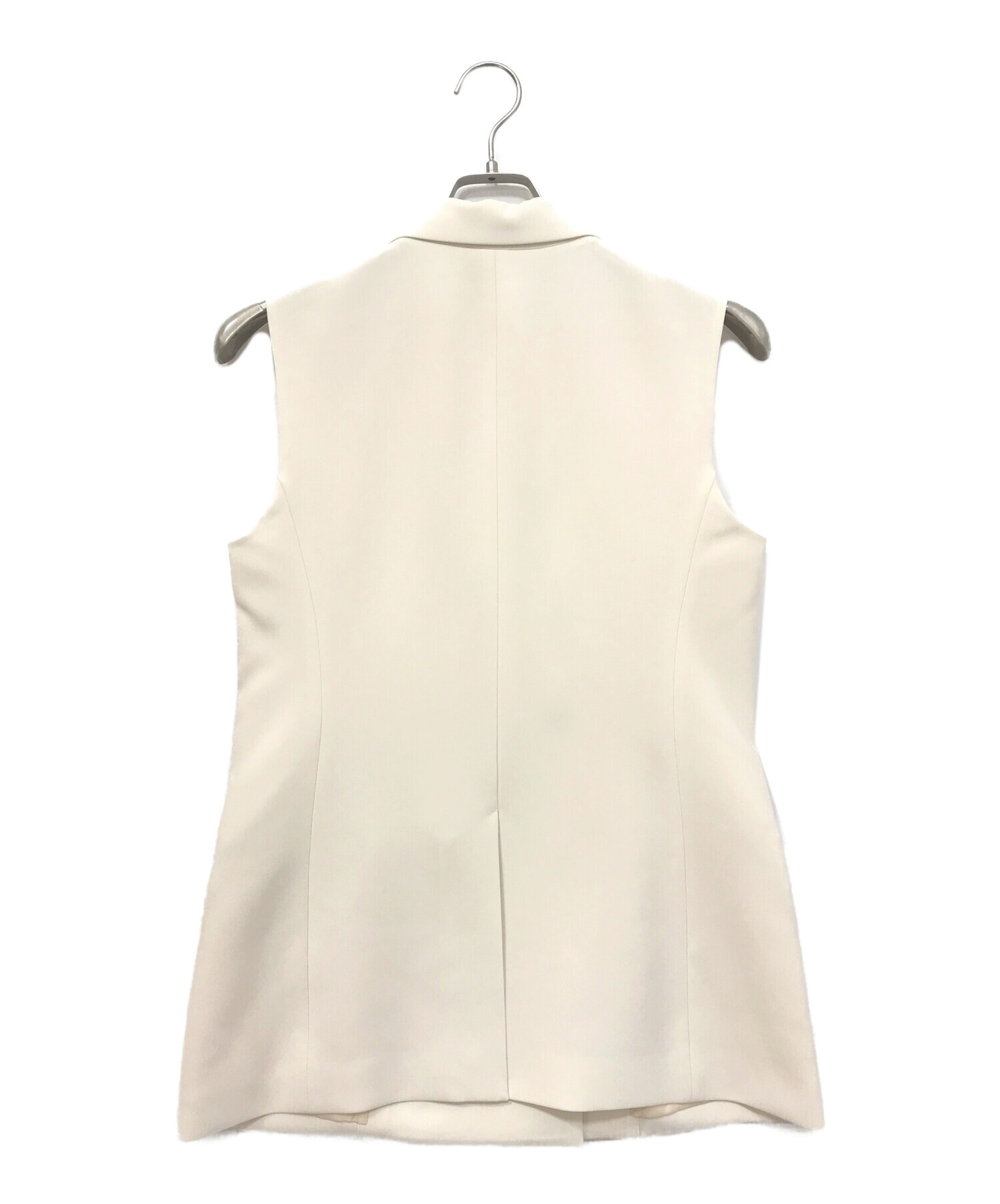 theory (セオリー) Dry Crepe Fitted DB Vest ホワイト サイズ:2 未使用品