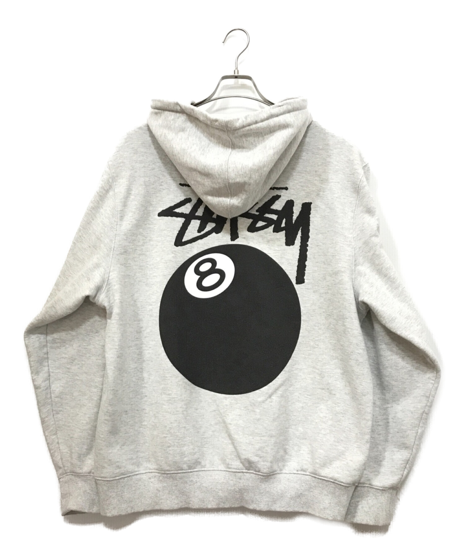 中古・古着通販】stussy (ステューシー) 8 BALL HOOD グレー サイズ:L