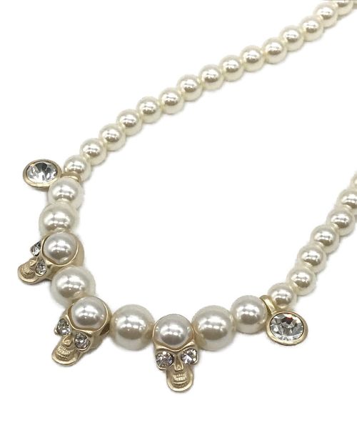 中古・古着通販】EVAE+MOB (エバーモブ) Skull Pearl Necklace