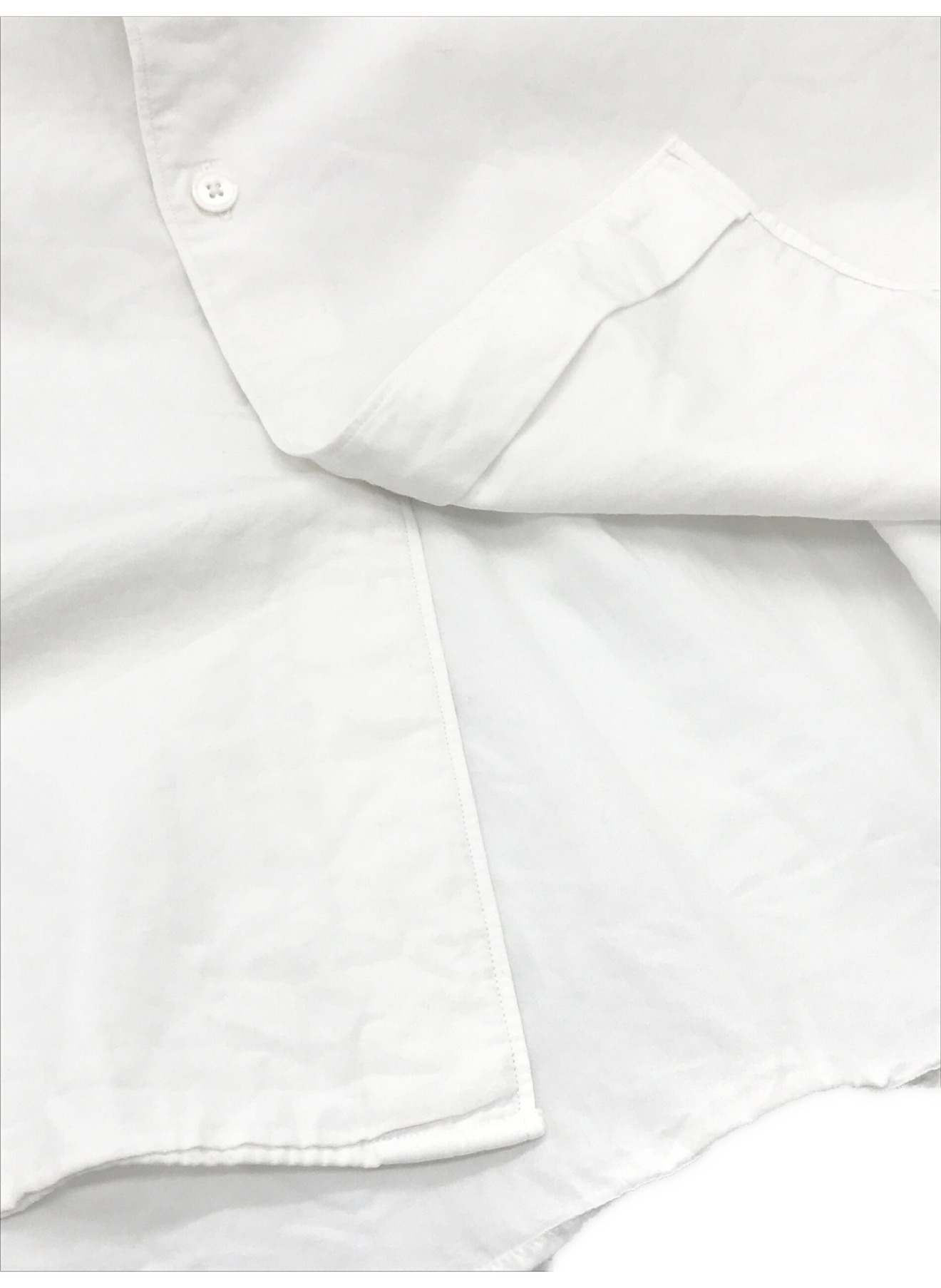 COMOLI (コモリ) Wフロント コモリシャツ ホワイト サイズ:1