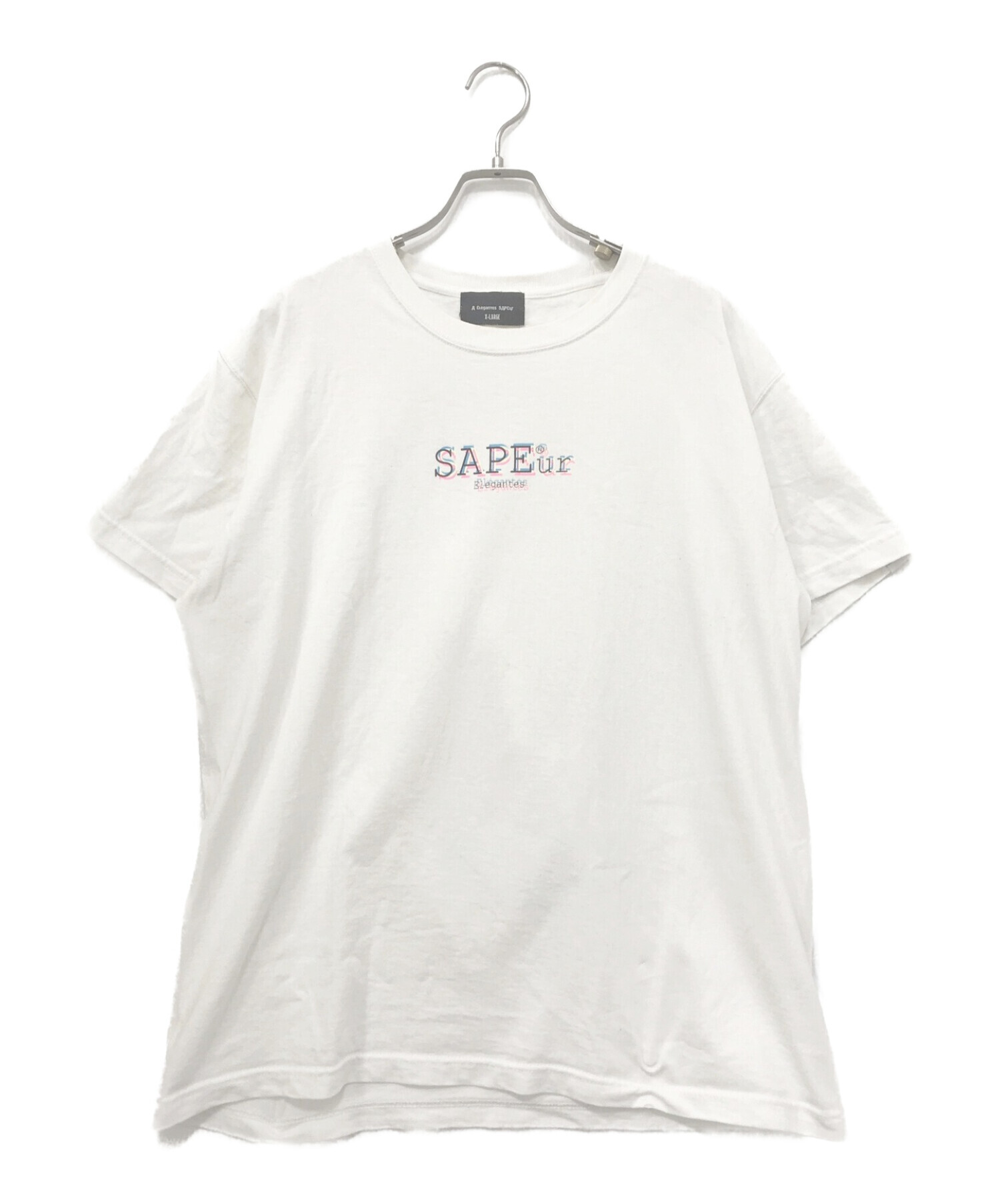 SAPEur (サプール) Tシャツ ホワイト サイズ:XL