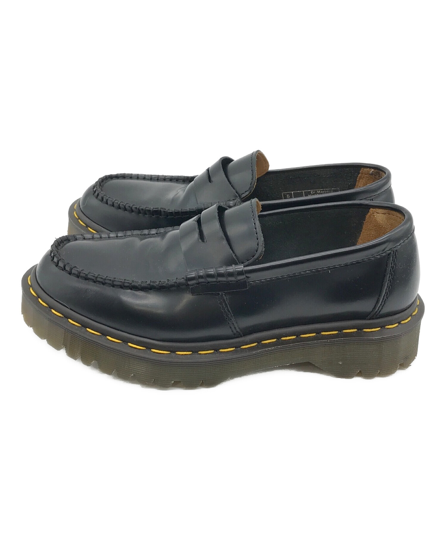 Dr.Martens (ドクターマーチン) COMME des GARCONS (コムデギャルソン) ローファー ブラック サイズ:UK5