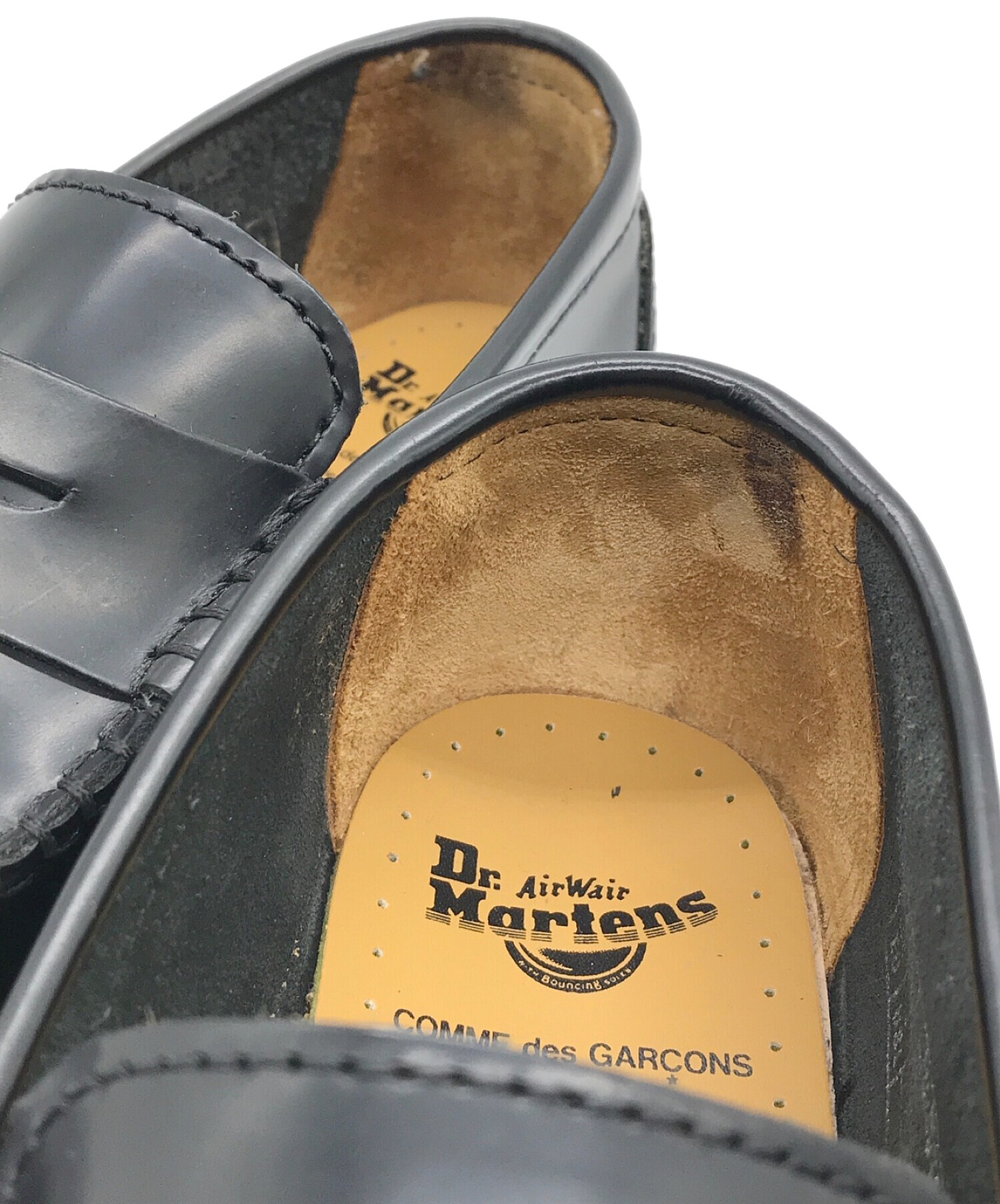 Dr.Martens (ドクターマーチン) COMME des GARCONS (コムデギャルソン) ローファー ブラック サイズ:UK5