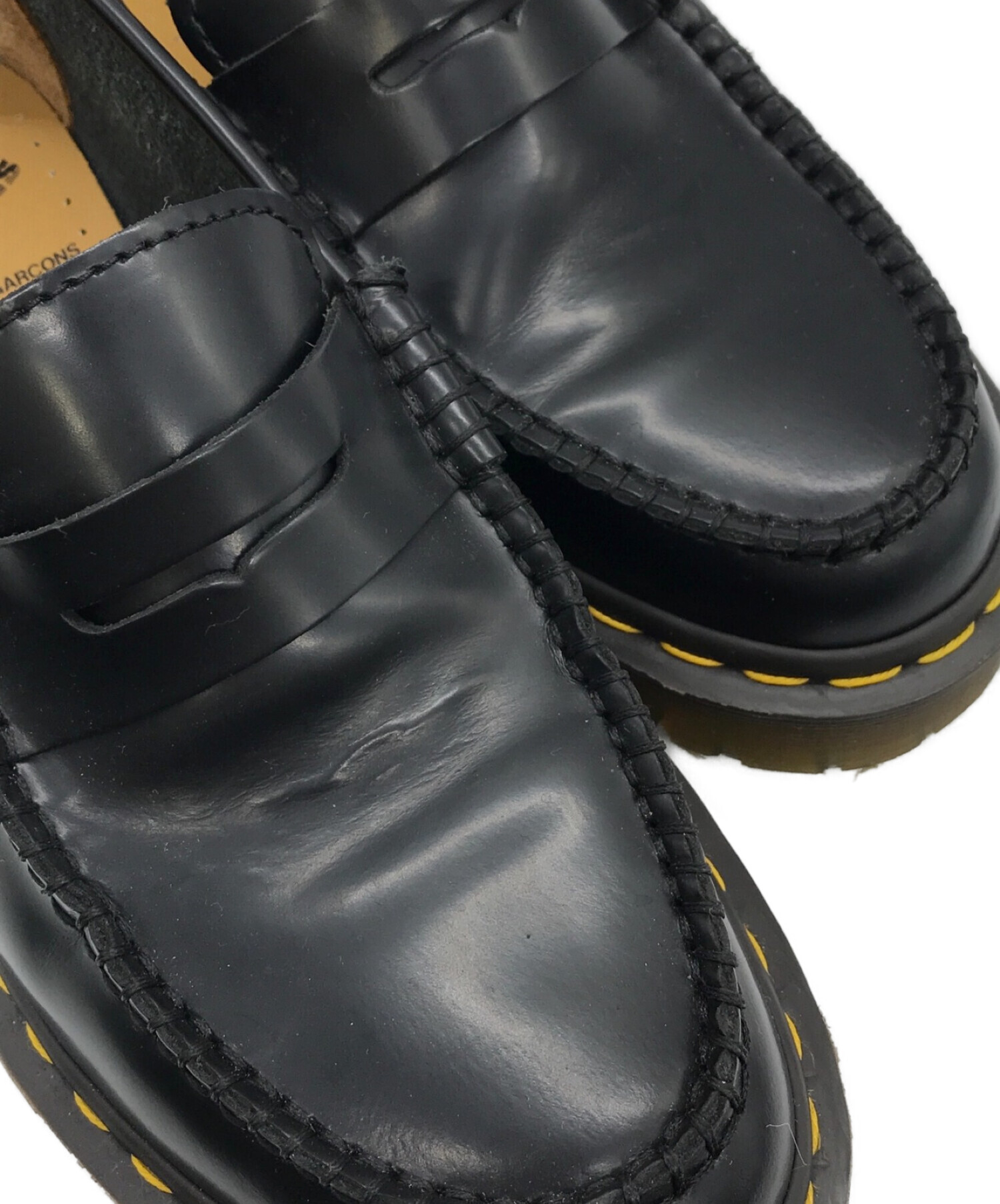 Dr.Martens (ドクターマーチン) COMME des GARCONS (コムデギャルソン) ローファー ブラック サイズ:UK5