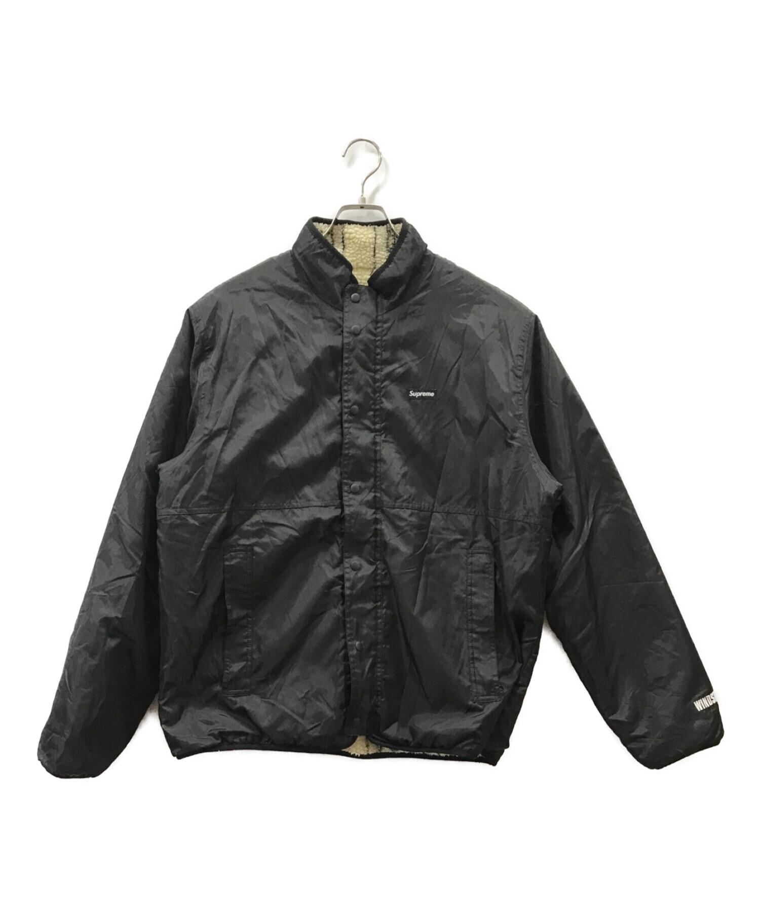 メンズsupreme reversible fleece jacket Lサイズ