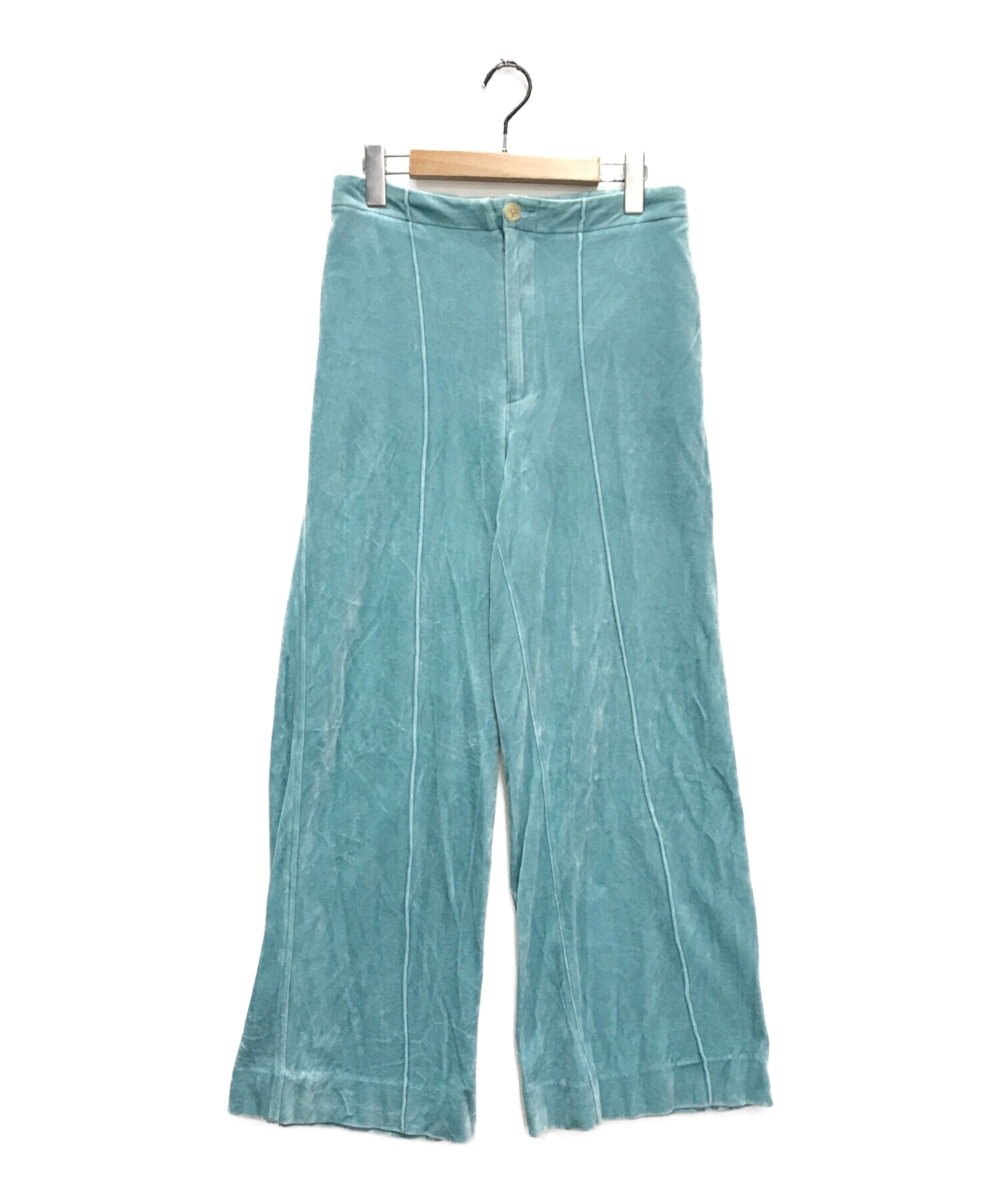 AURALEE ORGANIC COTTON VELOUR PANTS - パンツ