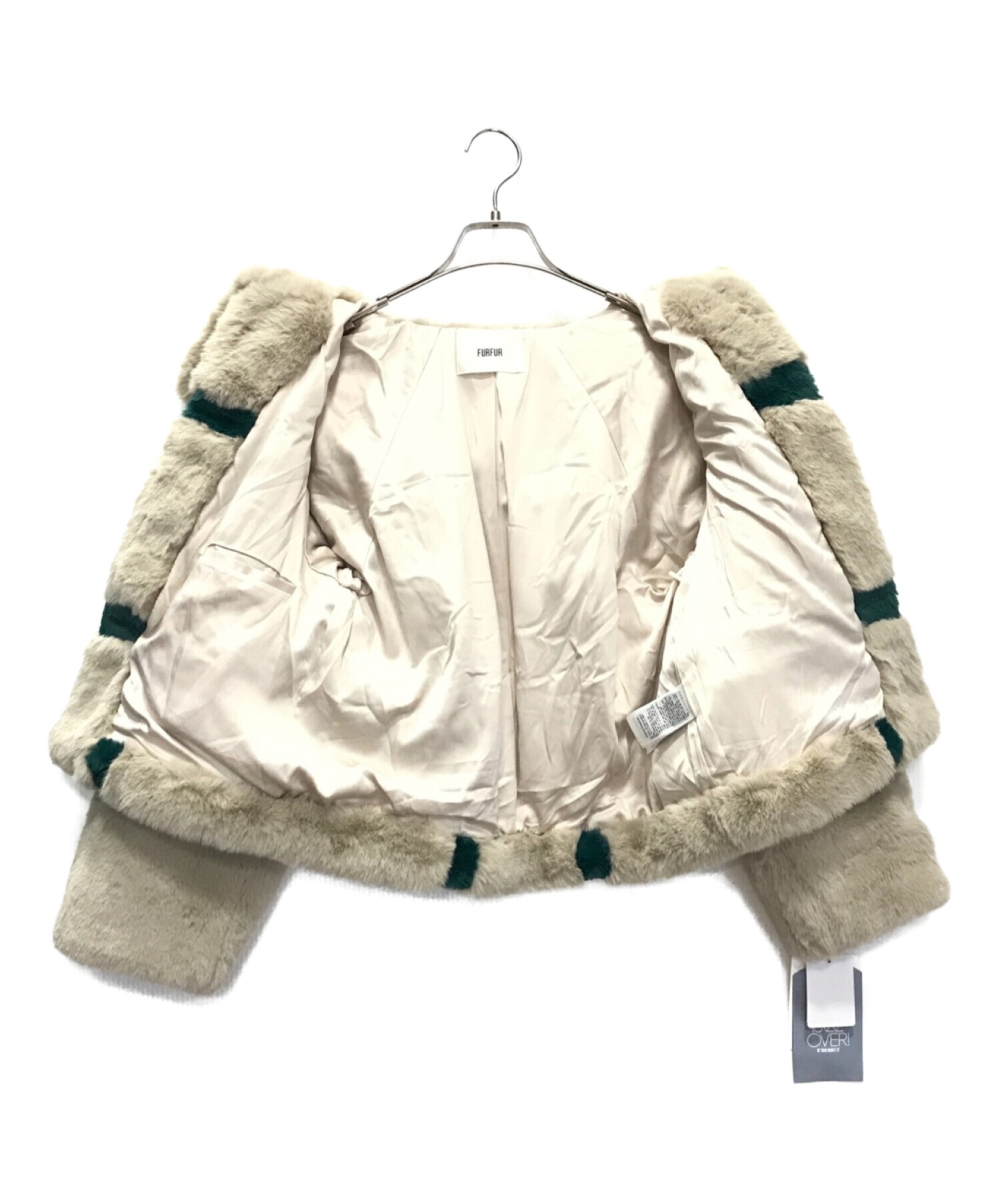 中古・古着通販】FURFUR (ファーファー) エコファーチェックブルゾン