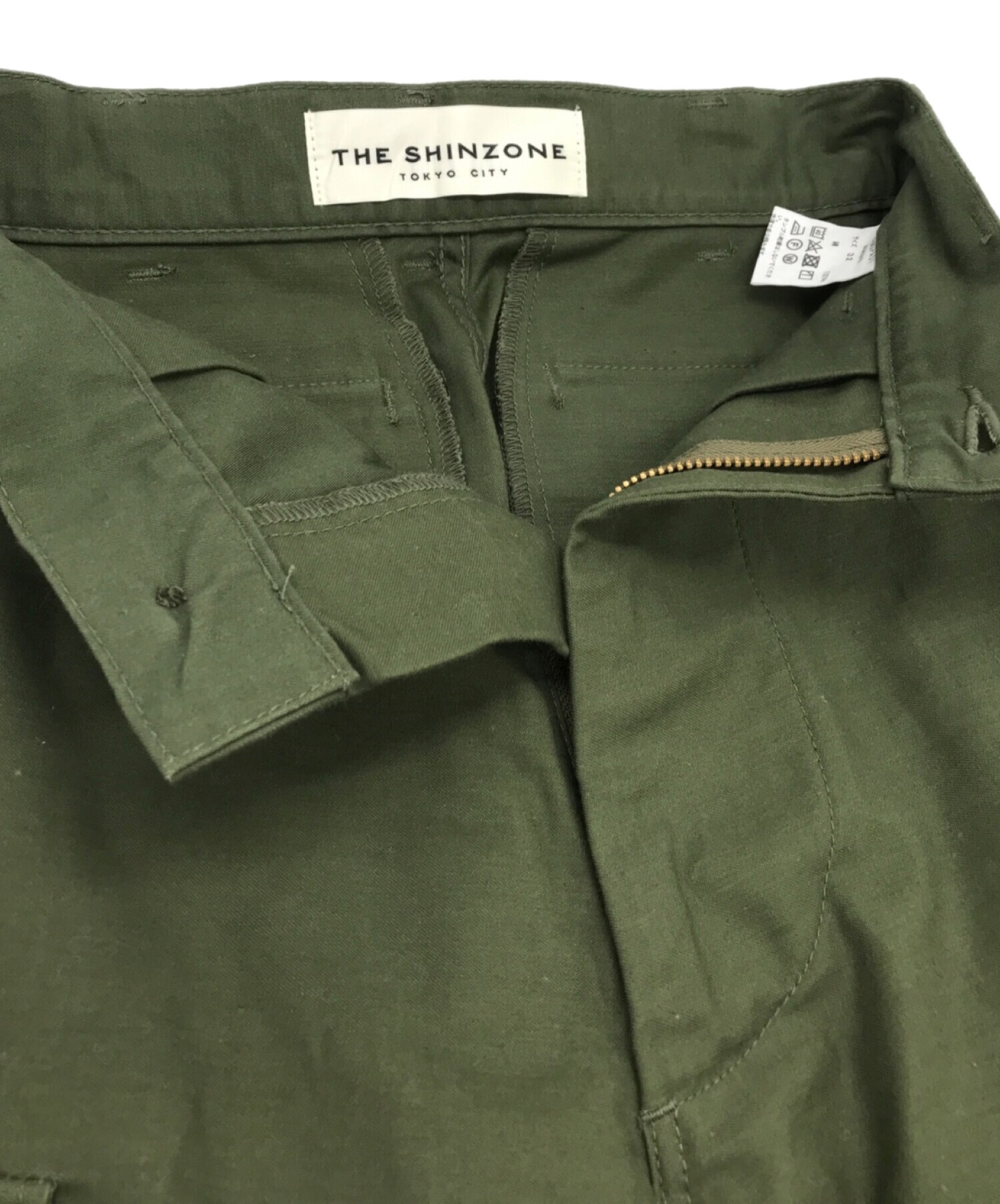 THE SHINZONE (ザ シンゾーン) FIELD PANTS オリーブ サイズ:32