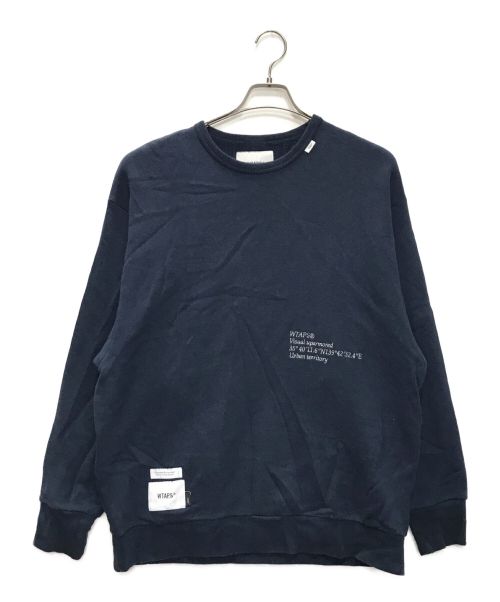 【中古・古着通販】WTAPS (ダブルタップス) スウェット ネイビー