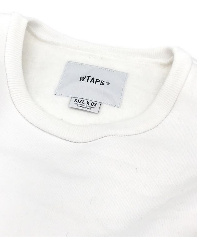 中古・古着通販】WTAPS (ダブルタップス) スウェット ホワイト サイズ 