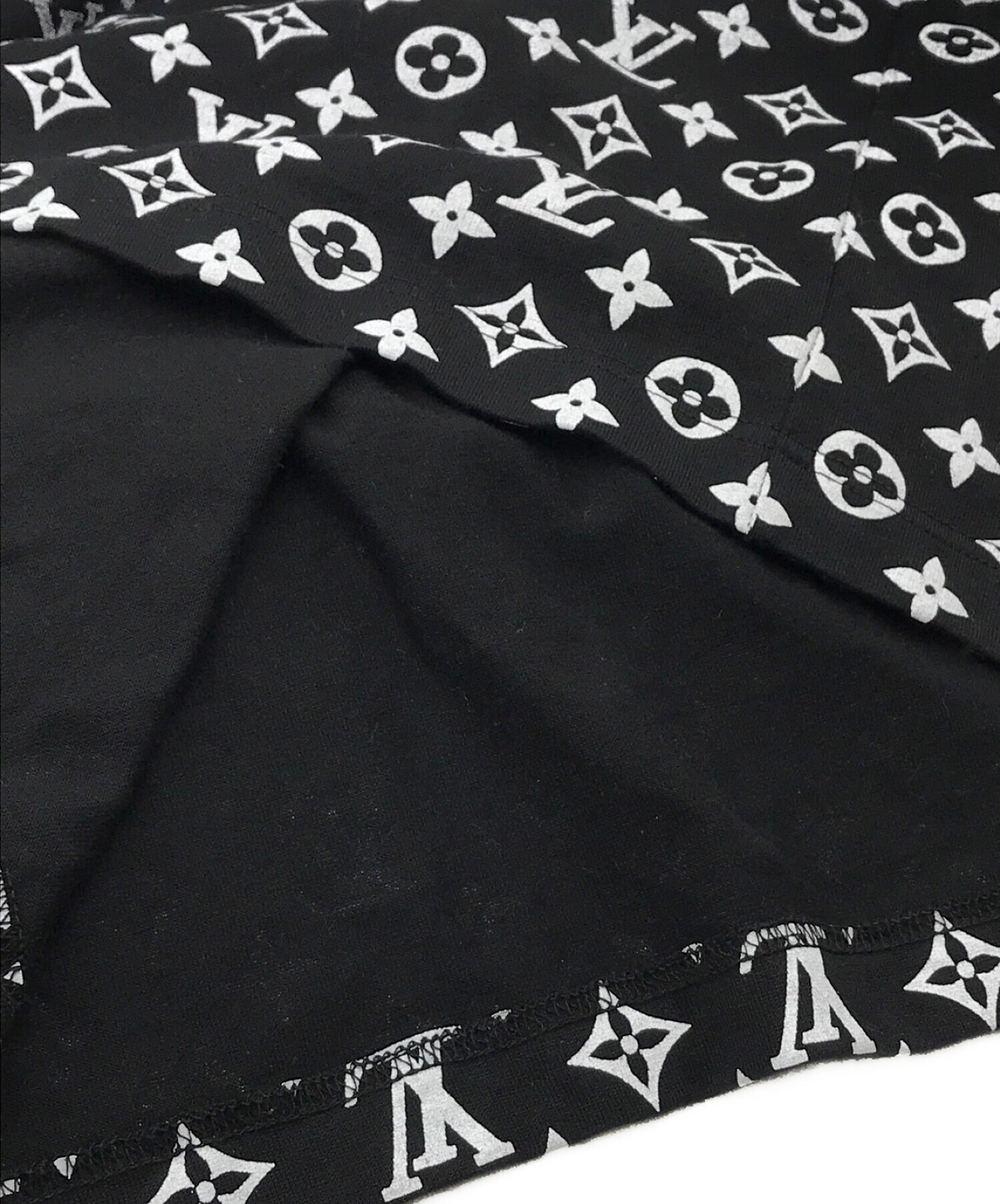 LOUIS VUITTON (ルイ ヴィトン) モノグラム グラディエント 半袖Tシャツ ブラック サイズ:XXL