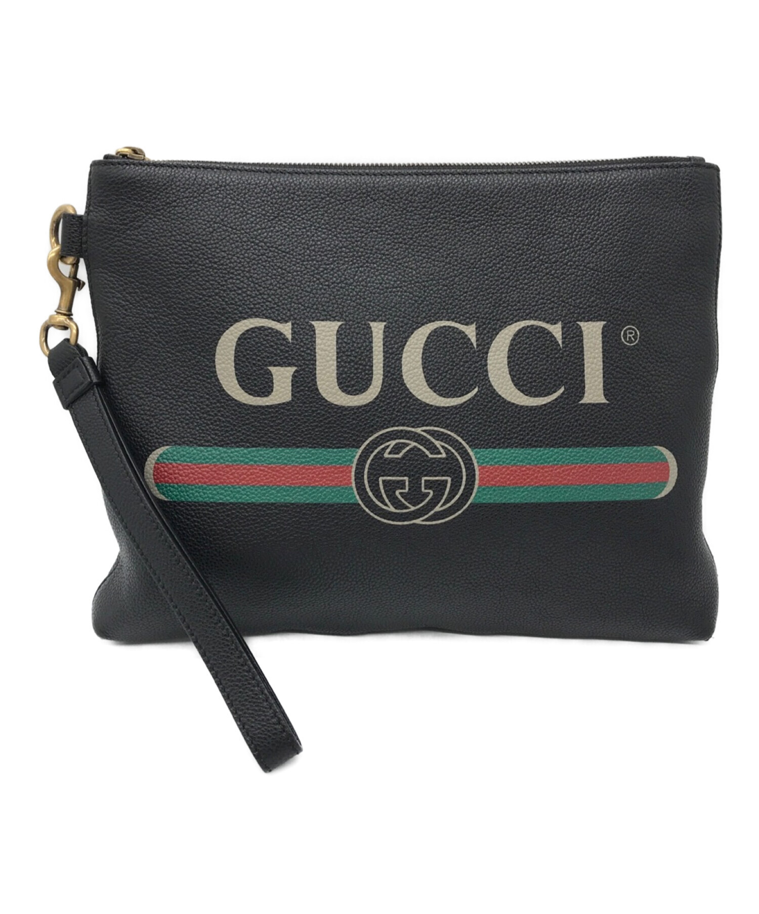 中古・古着通販】GUCCI (グッチ) ポートフォリオ クラッチバッグ