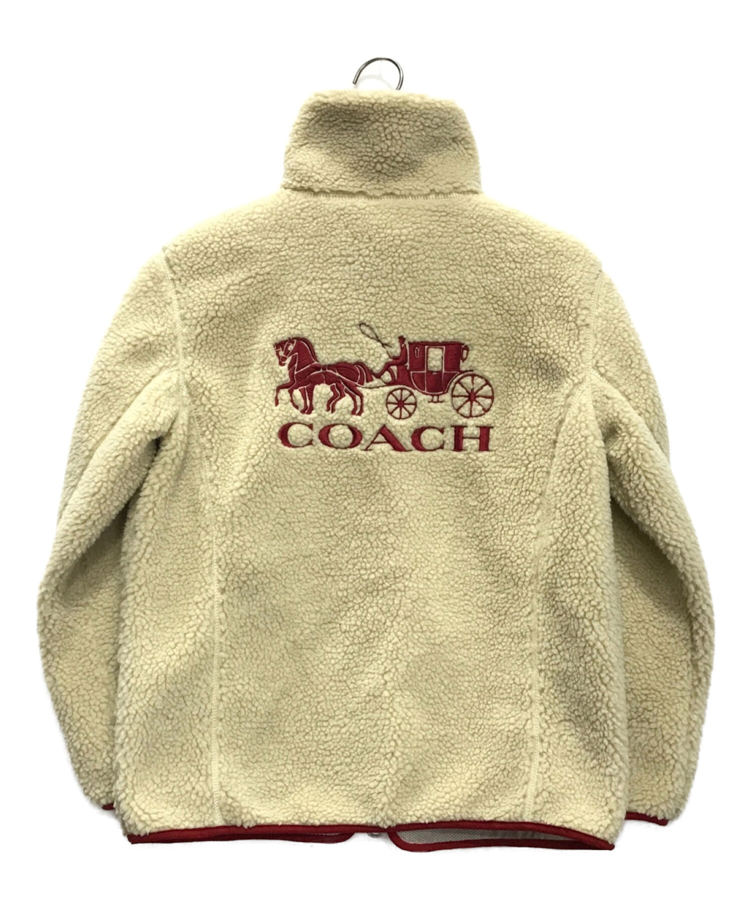 中古・古着通販】COACH (コーチ) トーナル シェルパ ジップ アップ ベージュ サイズ:XS｜ブランド・古着通販 トレファク公式【TREFAC  FASHION】スマホサイト