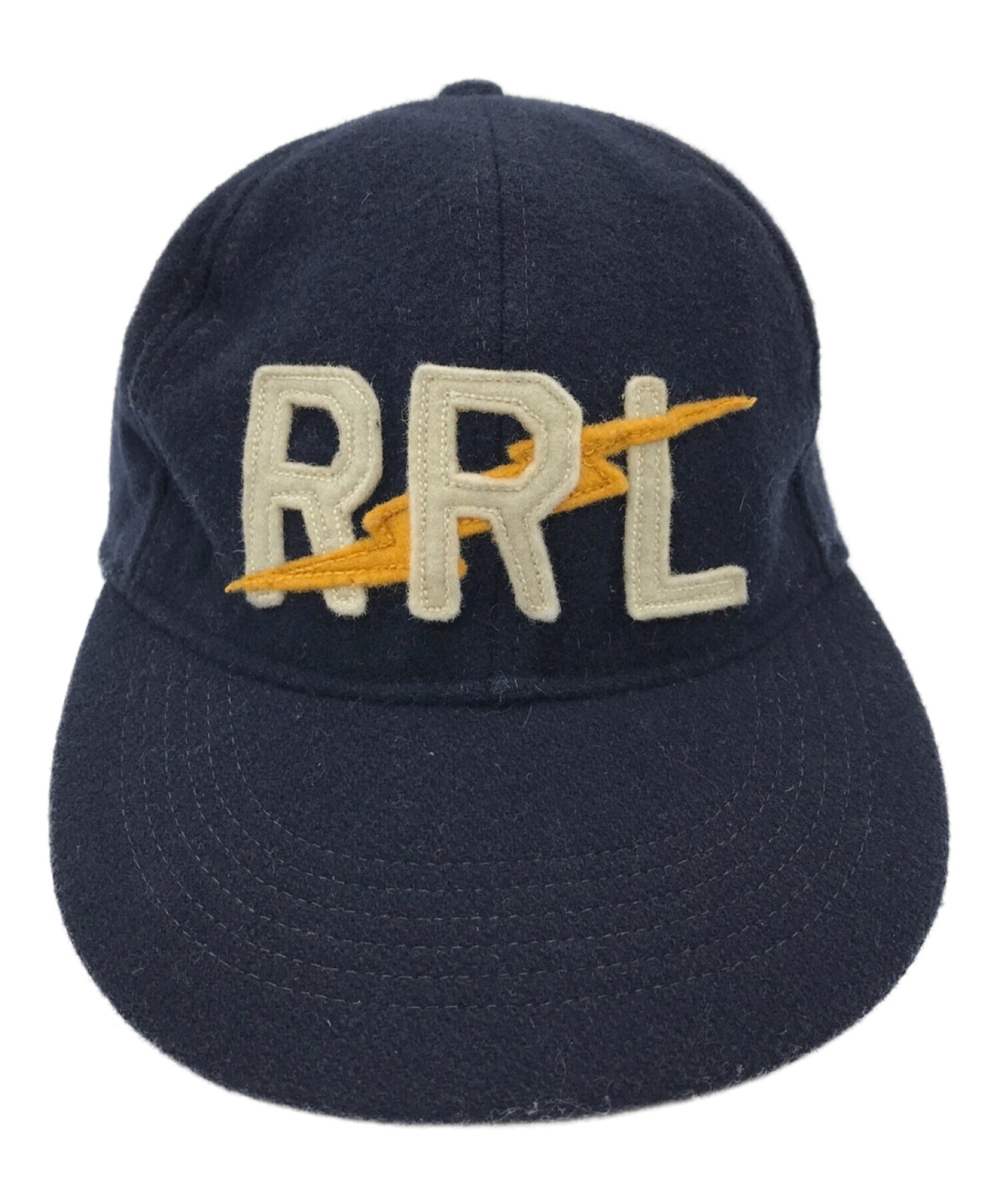 RRL (ダブルアールエル) WOOL LOGO BASEBALL CAP ネイビー サイズ:下記参照