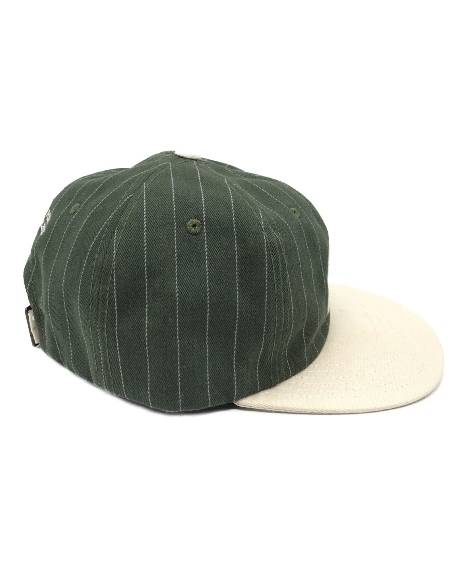 THE H.W DOG&CO (ザエイチダブリュードッグアンドコー) STRIPE BB CAP グリーン サイズ:下記参照 未使用品