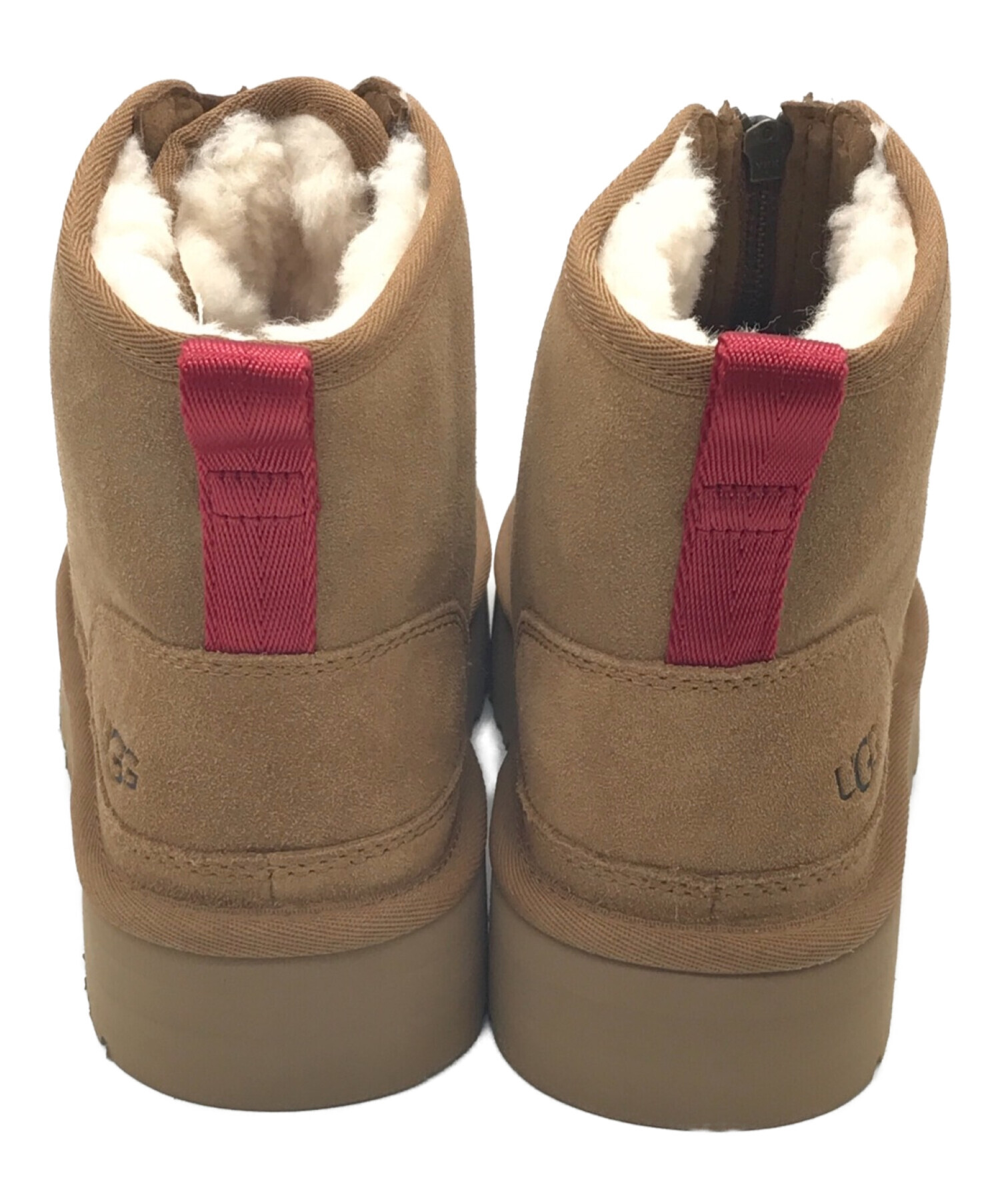 中古・古着通販】UGG (アグ) Neumel Platform Zip Suede ブラウン