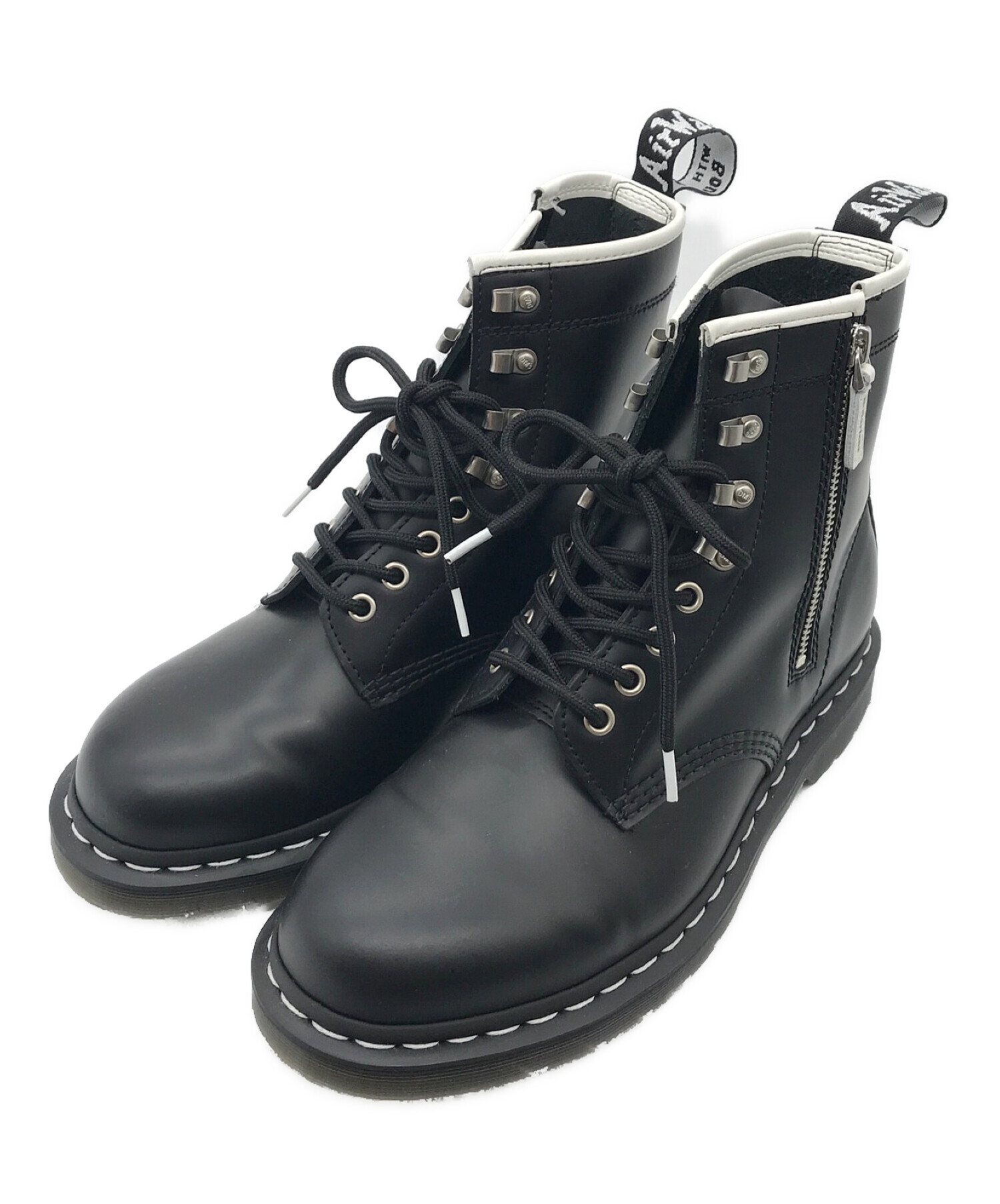 Dr.Martens (ドクターマーチン) 1460 ZIPPED HDW 8ホールブーツ ブラック サイズ:UK7