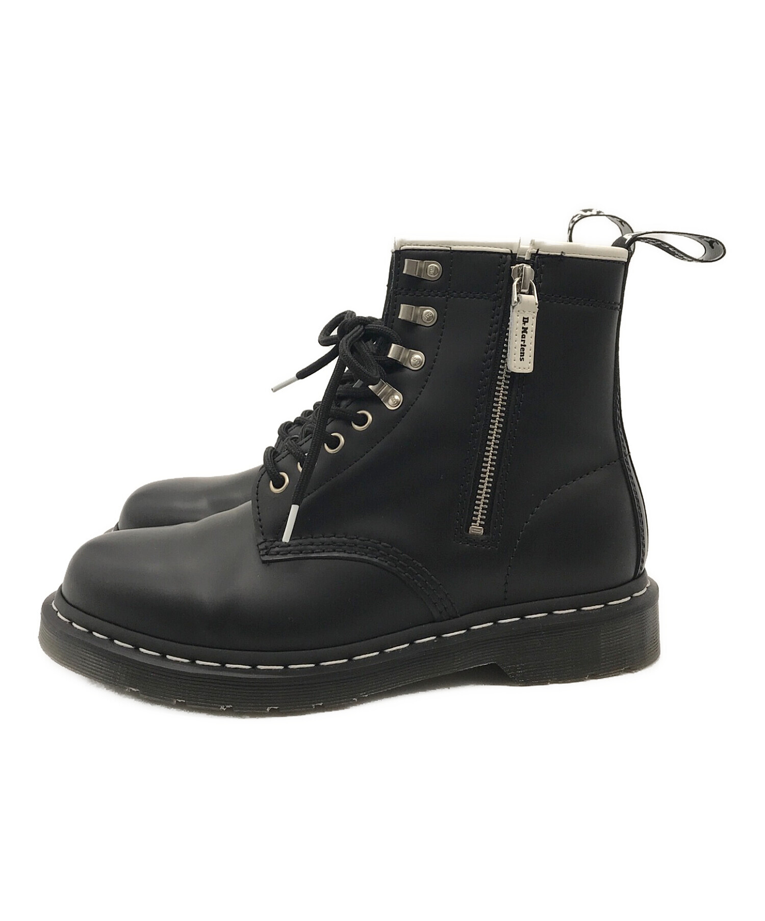 Dr.Martens (ドクターマーチン) 1460 ZIPPED HDW 8ホールブーツ ブラック サイズ:UK7